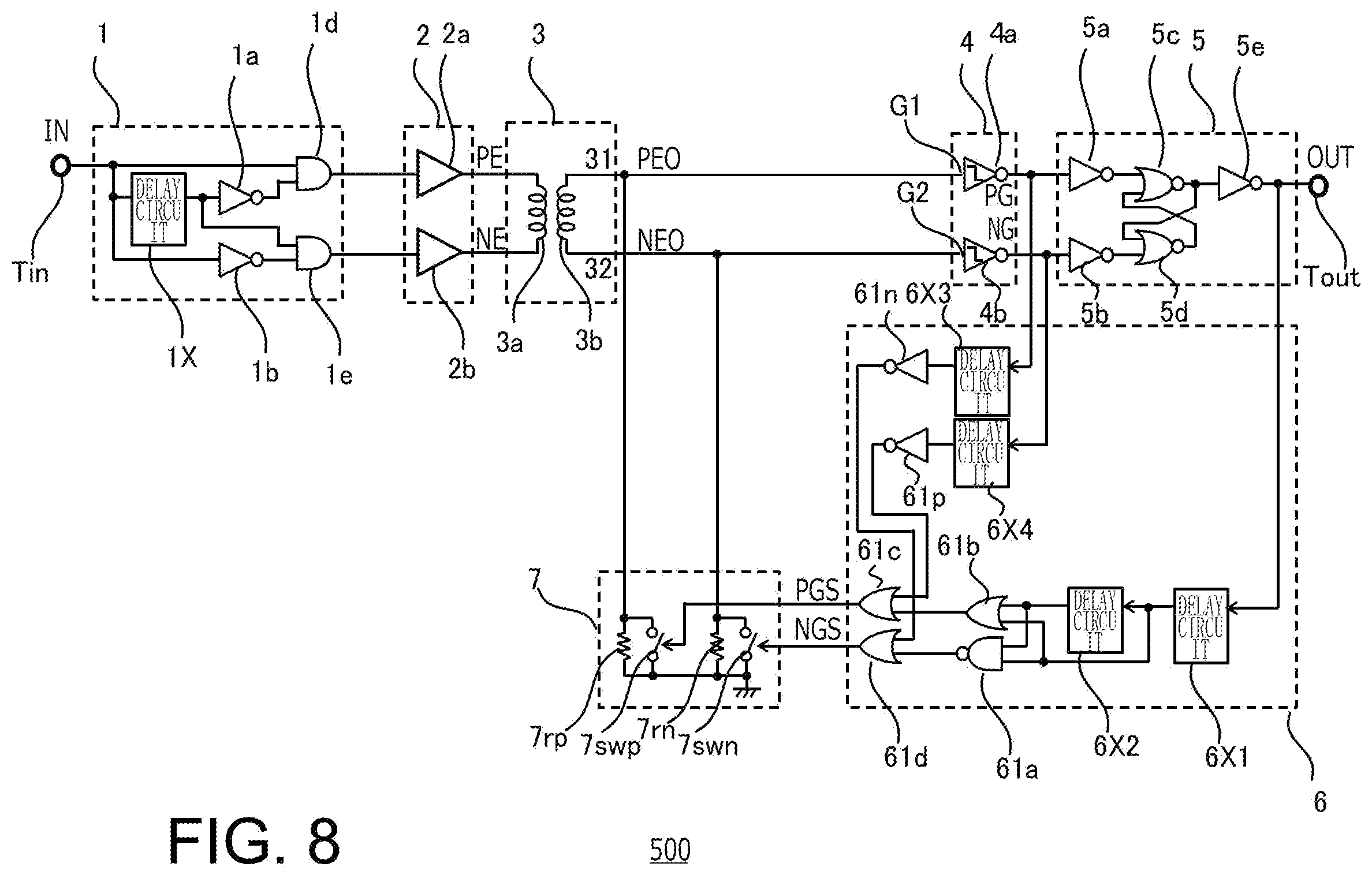 Patent US12155508 Figure 8 – Digital isolator