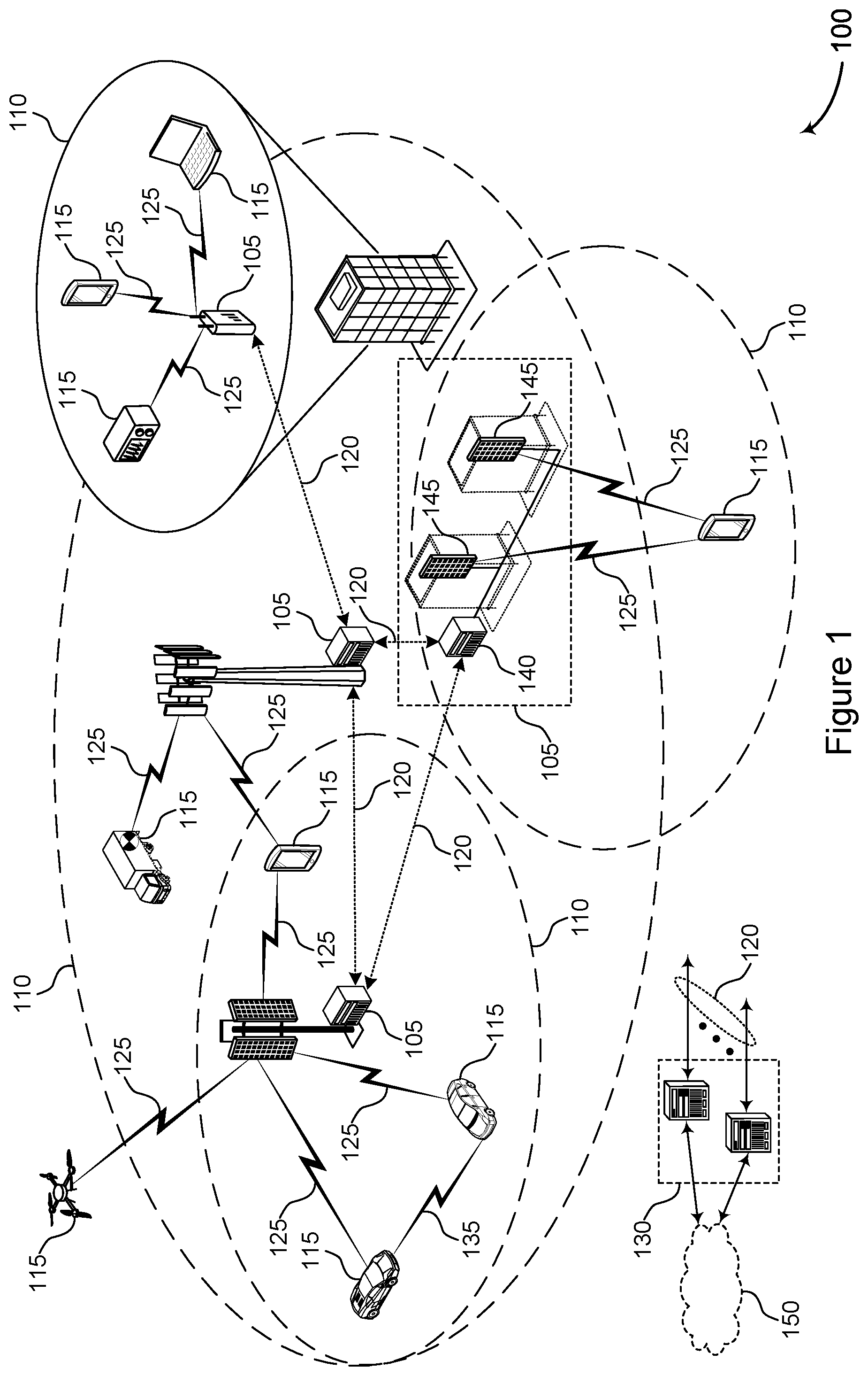 Patent US12155520 Figure 1 – Reference signal patterns for multi-path channel estimation