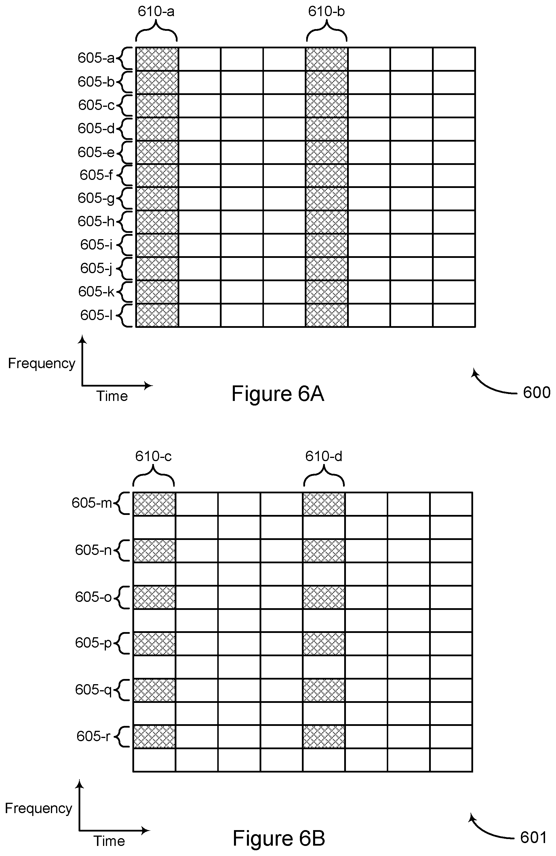 Patent US12155520 Figure 6 – Reference signal patterns for multi-path channel estimation