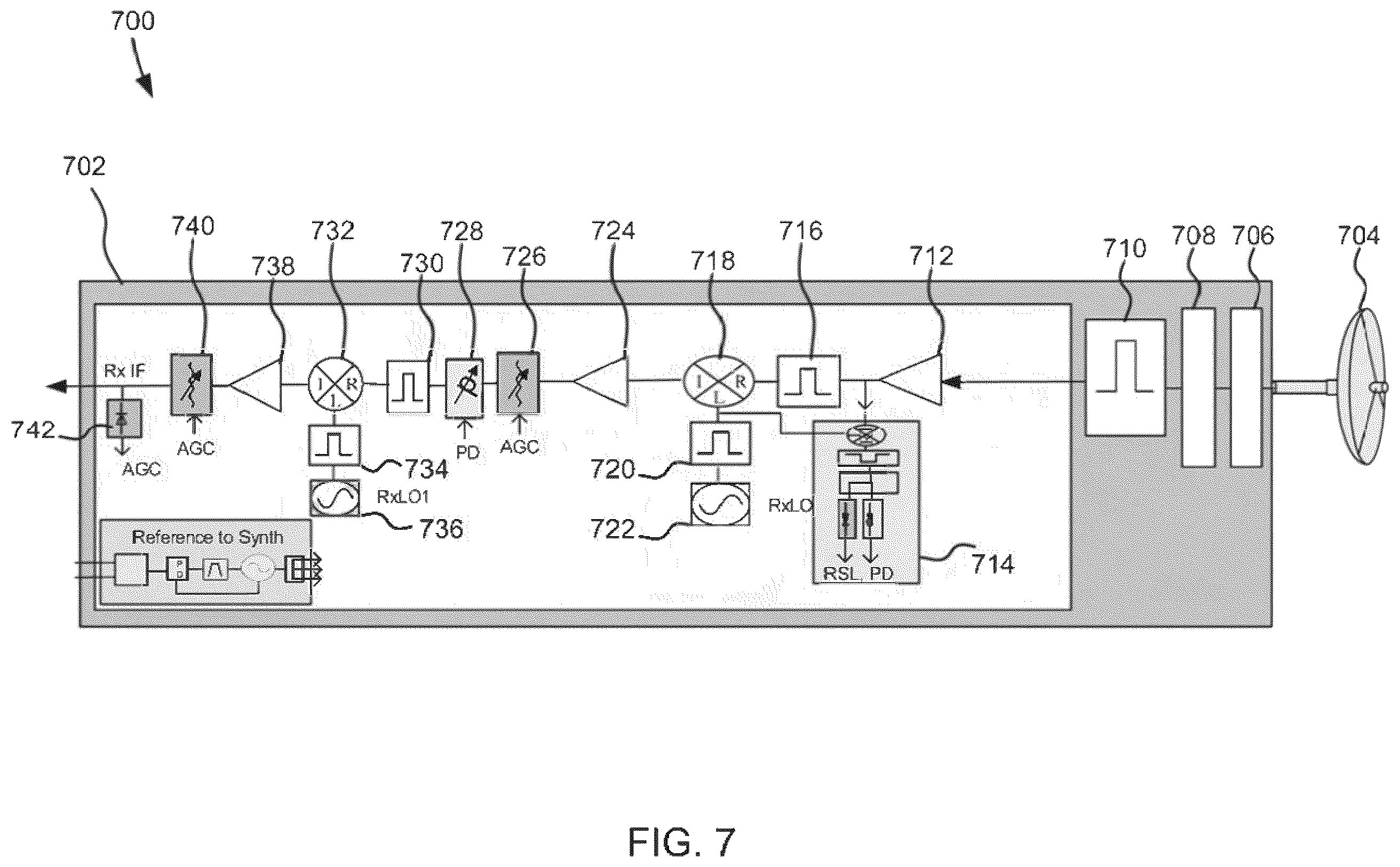 Patent US12155550 Figure 7 – Distributed radio transparent clock over a wireless network