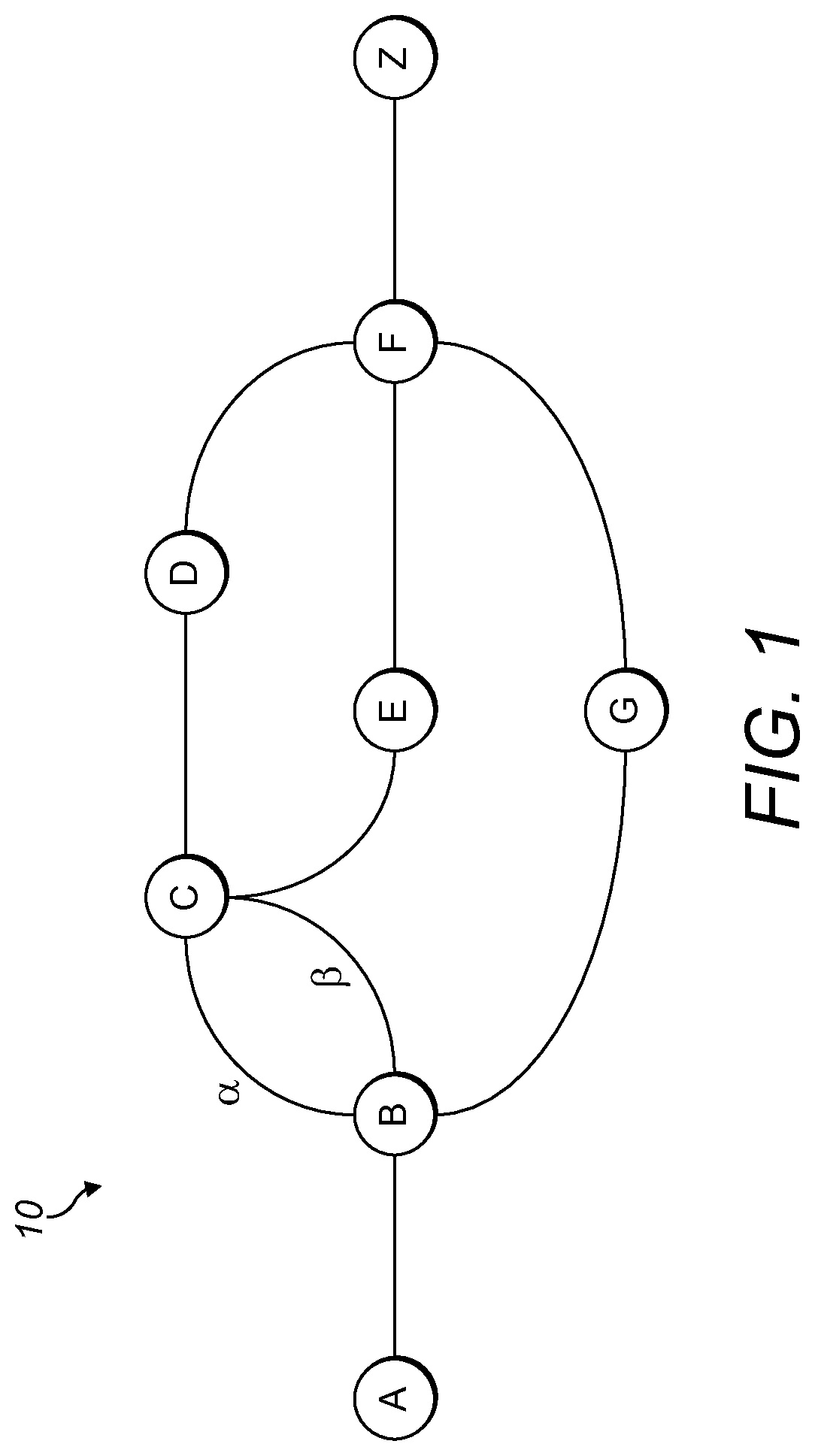 Patent US12155555 Figure 1 – Segment routing network