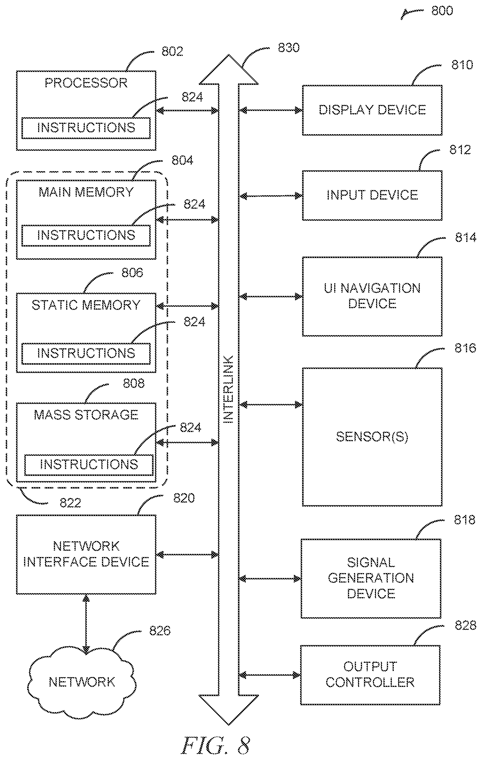Patent US12155570 Figure 8 – Single field for encoding multiple elements