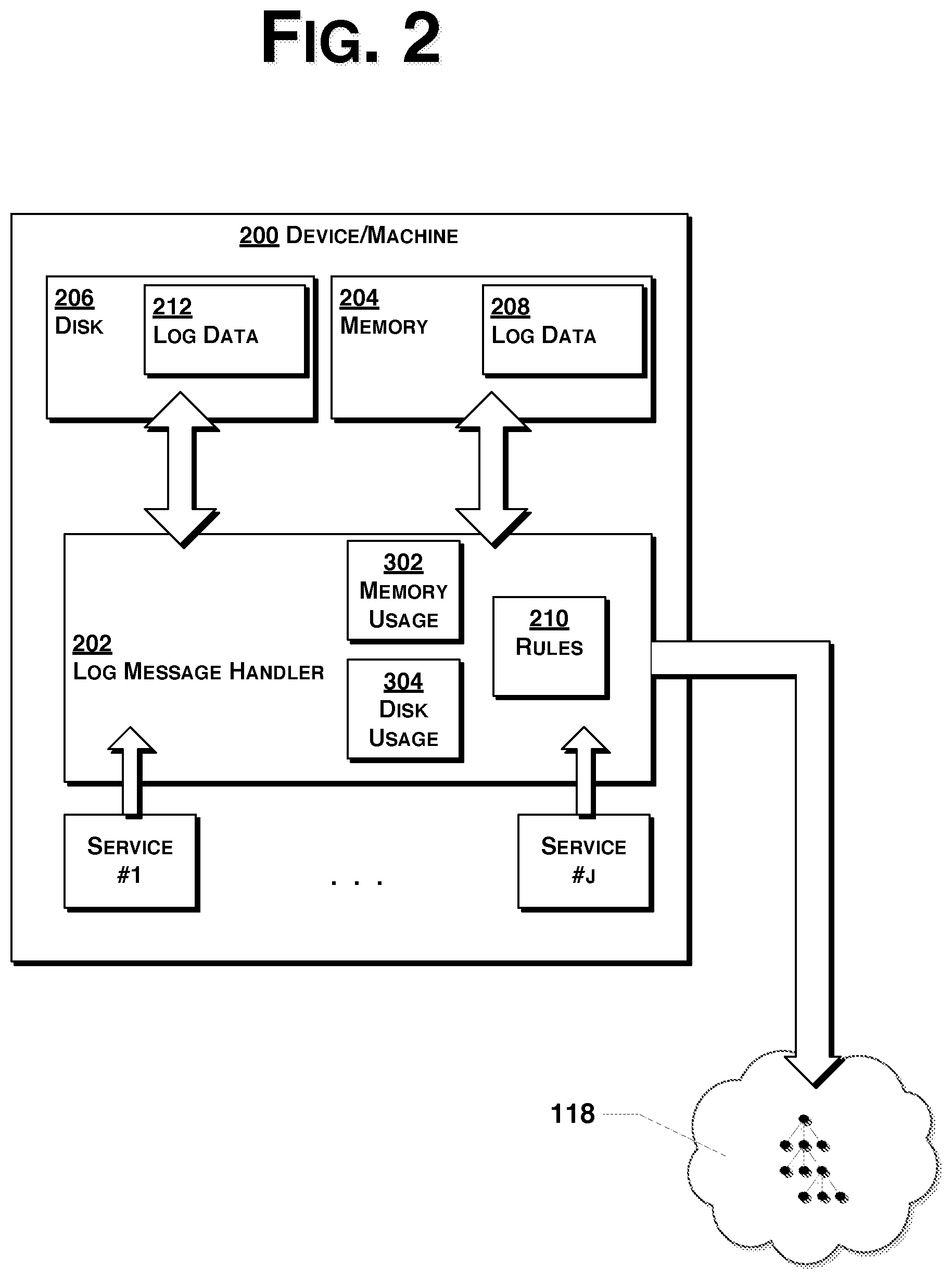 Patent US12155584 Figure 2 – Store and forward logging in a content delivery network