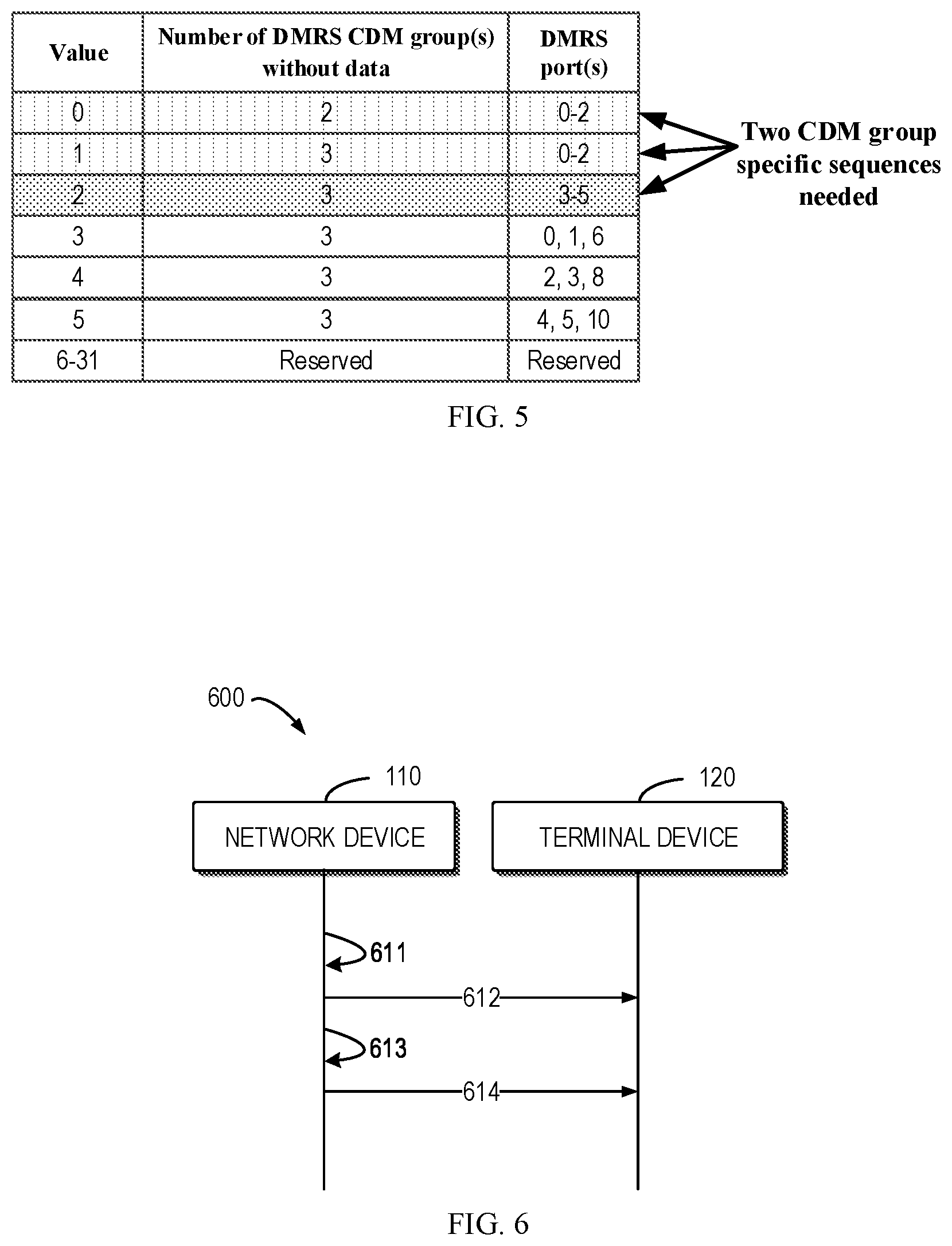 Patent US12155590 Figure 4 – Reference signal transmission