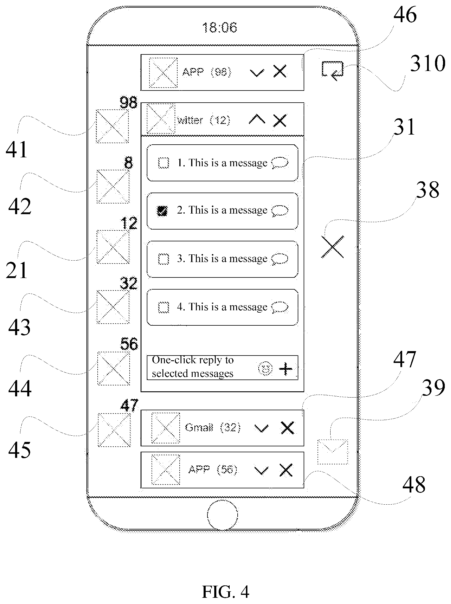 Patent US12155609 Figure 3 – Message processing method and electronic device