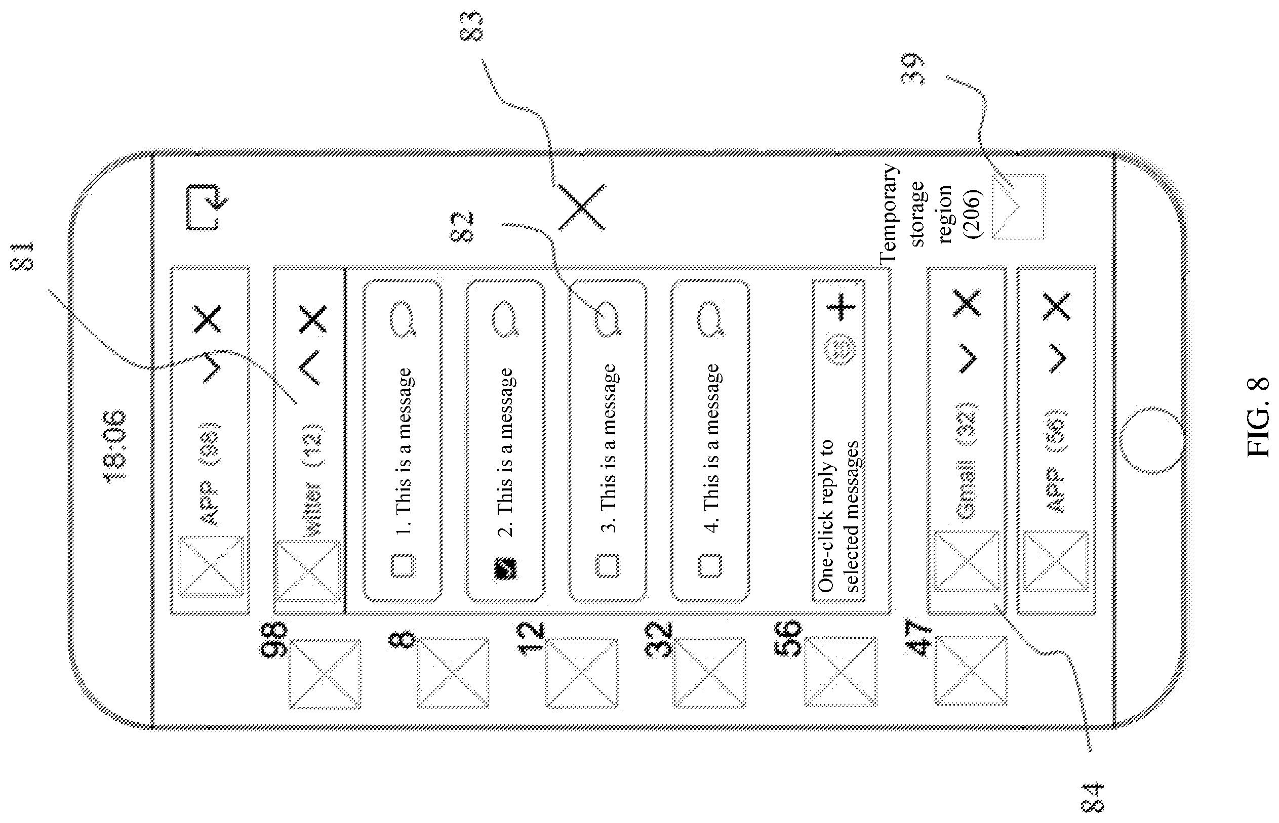 Patent US12155609 Figure 7 – Message processing method and electronic device