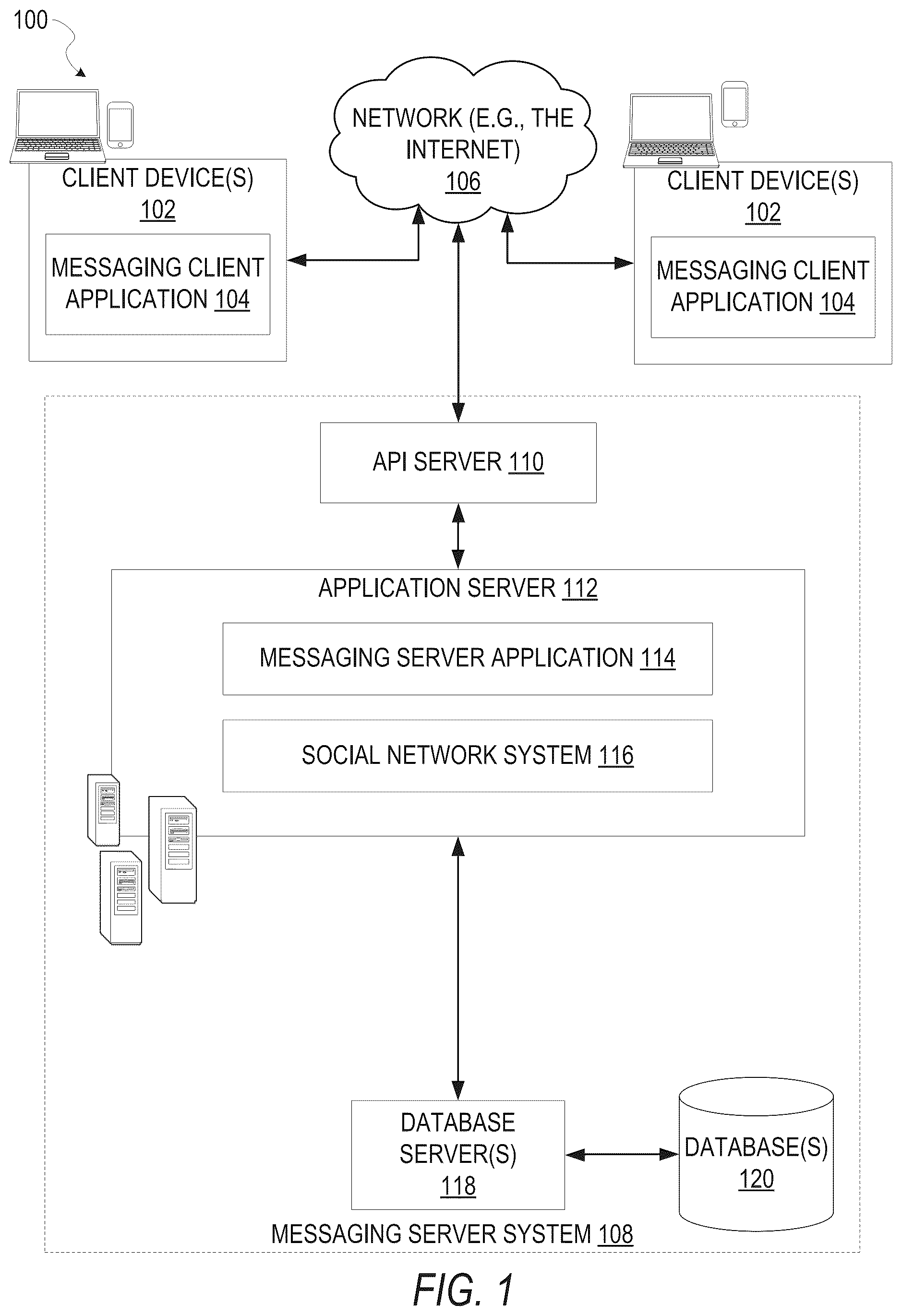 Patent US12155615 Figure 1 – Ranking content for display