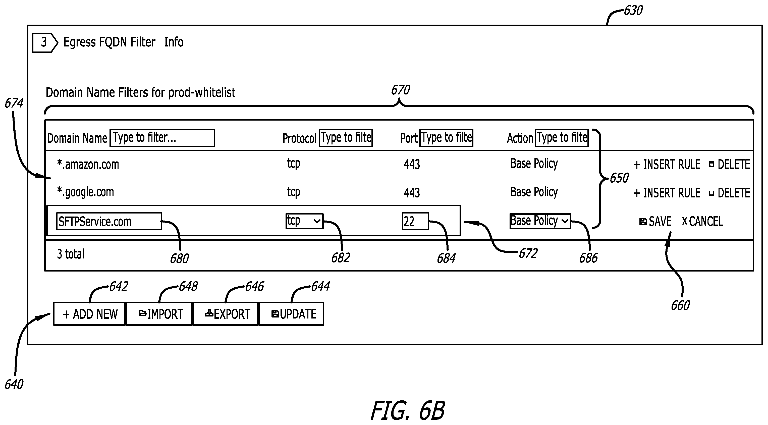 Patent US12155626 Figure 7 – Cloud-based egress filtering system