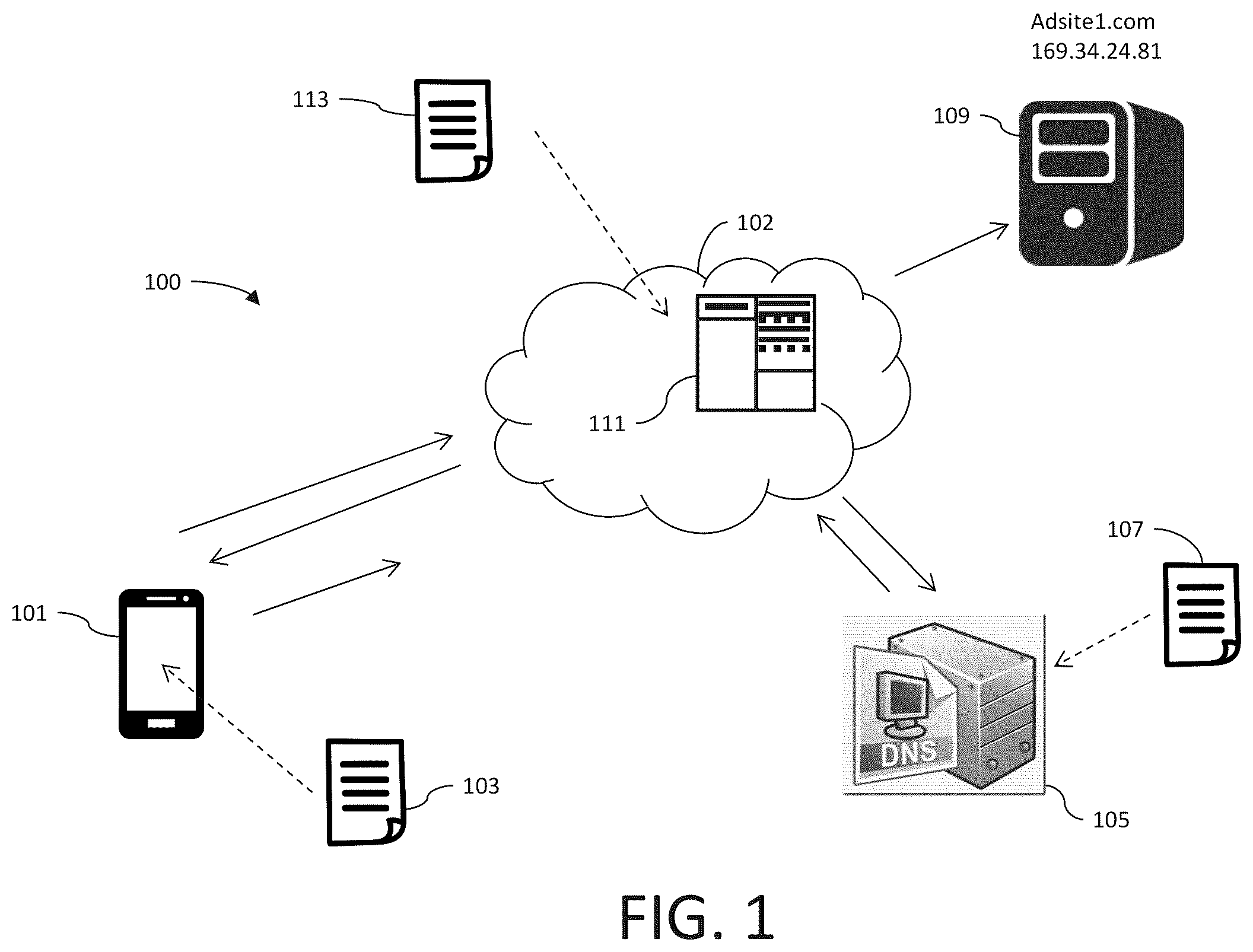 Patent US12155629 Figure 1 – Systems and methods for user defined network enabled content filtering