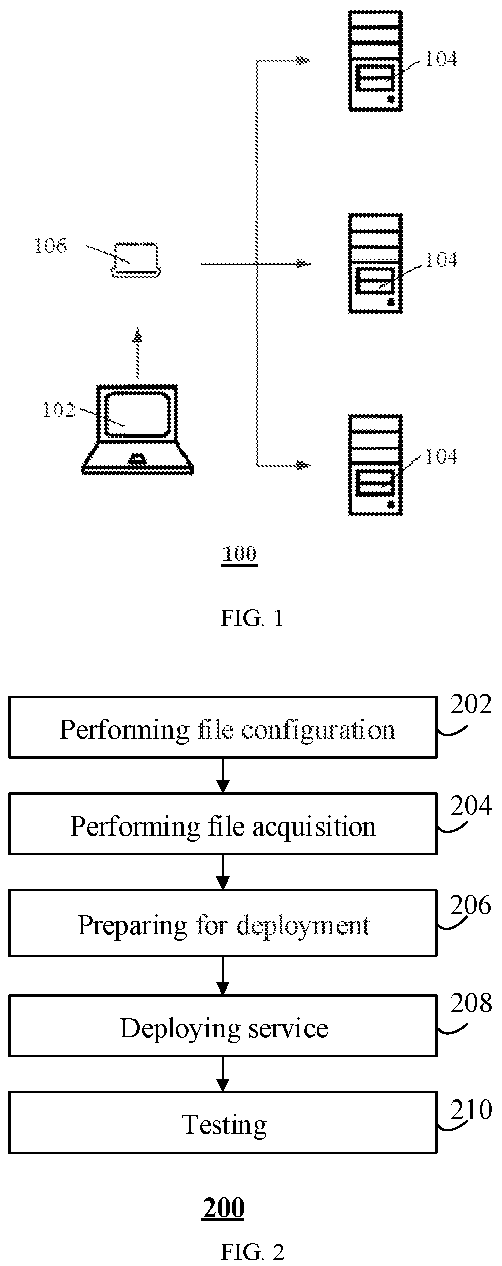 Patent US12155661 Figure 1 – Service deployment method, device, system, and computer-readable storage medium