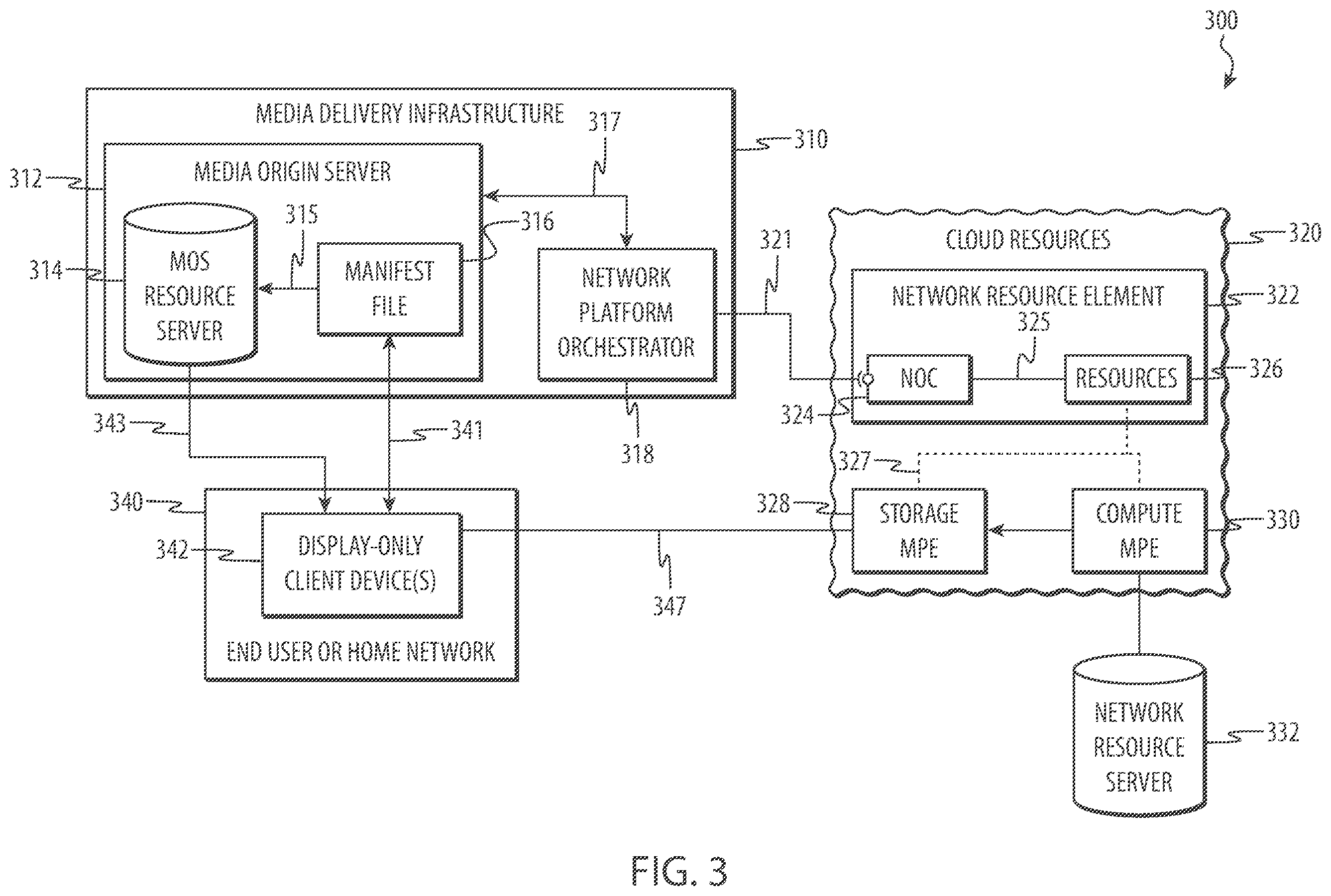 Patent US12155708 Figure 4 – Media and application aware network architecture