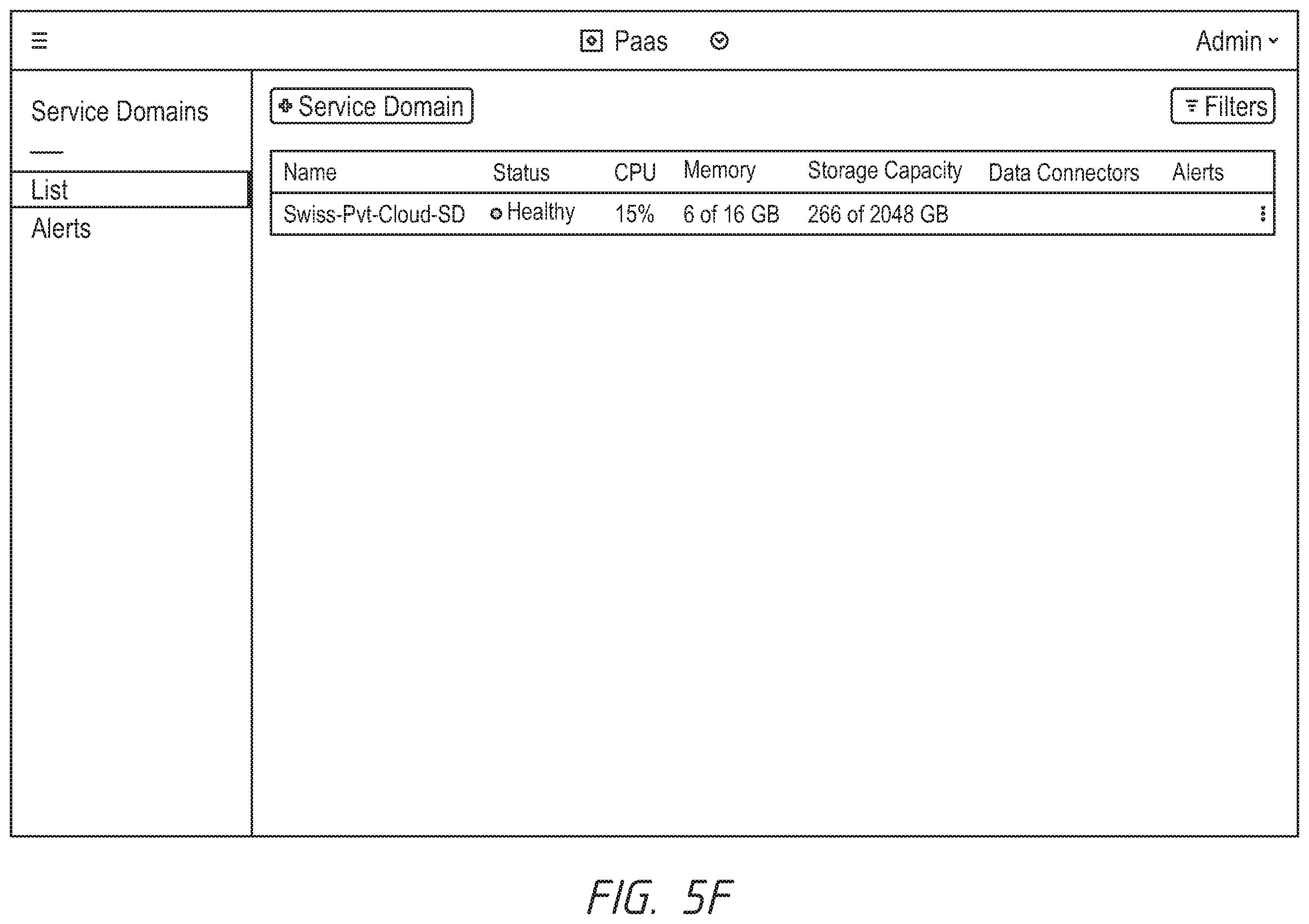 Patent US12155731 Figure 10 – Platform-as-a-service deployment including service domains