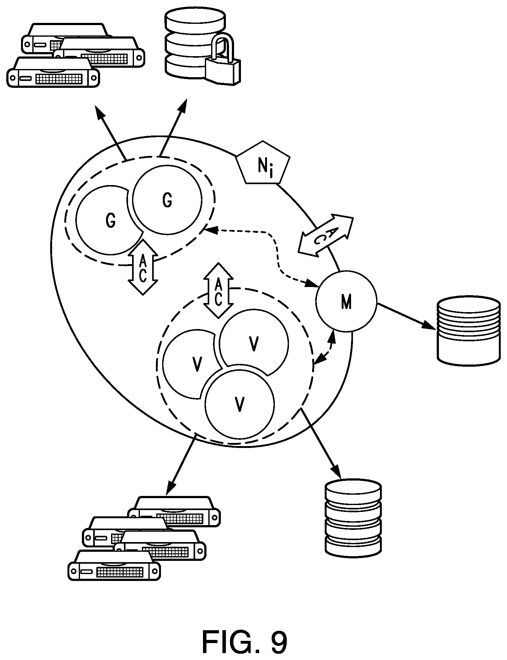 Patent US12155753 Figure 8 – Event management in distributed computing system