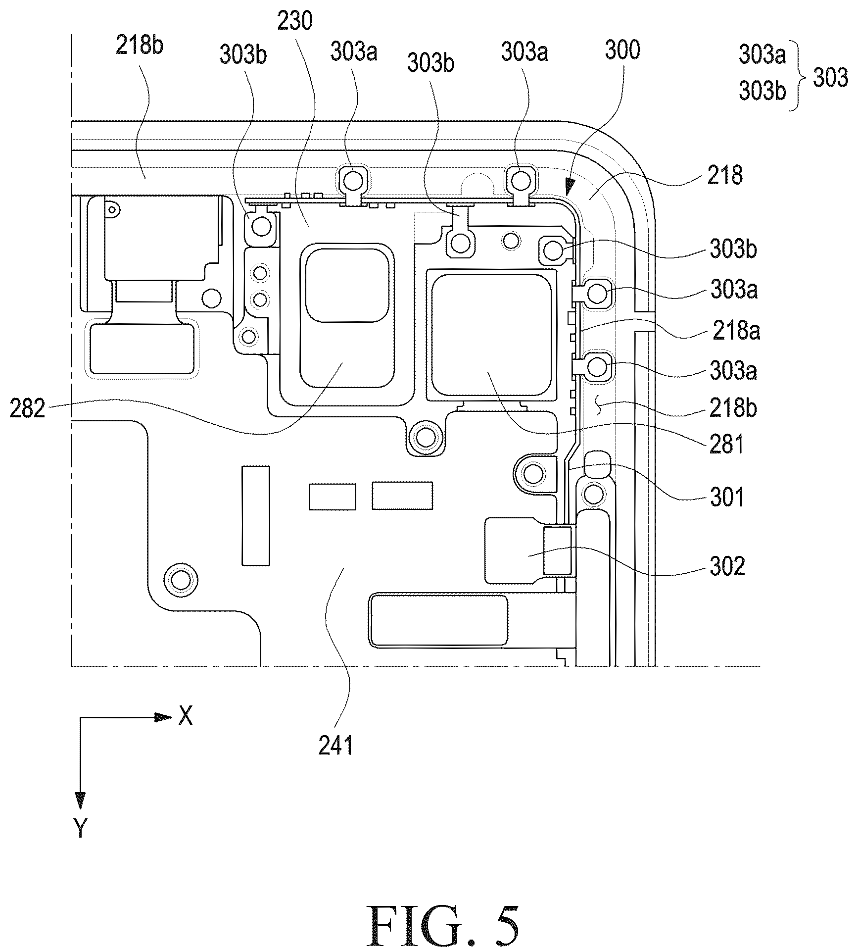 Patent US12155784 Figure 6 – Electronic device including connecting member
