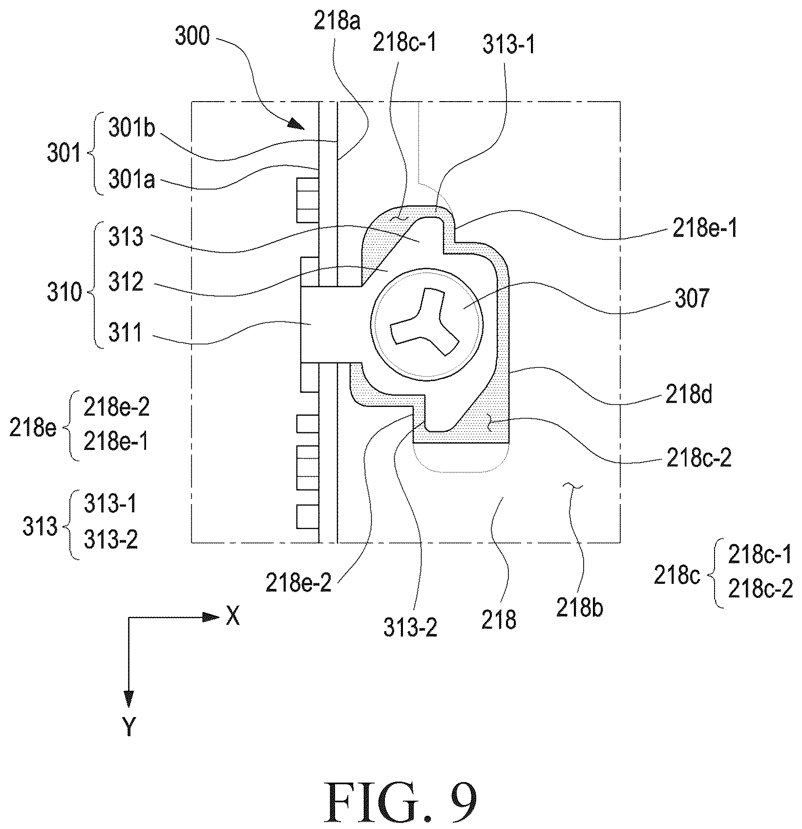 Patent US12155784 Figure 10 – Electronic device including connecting member