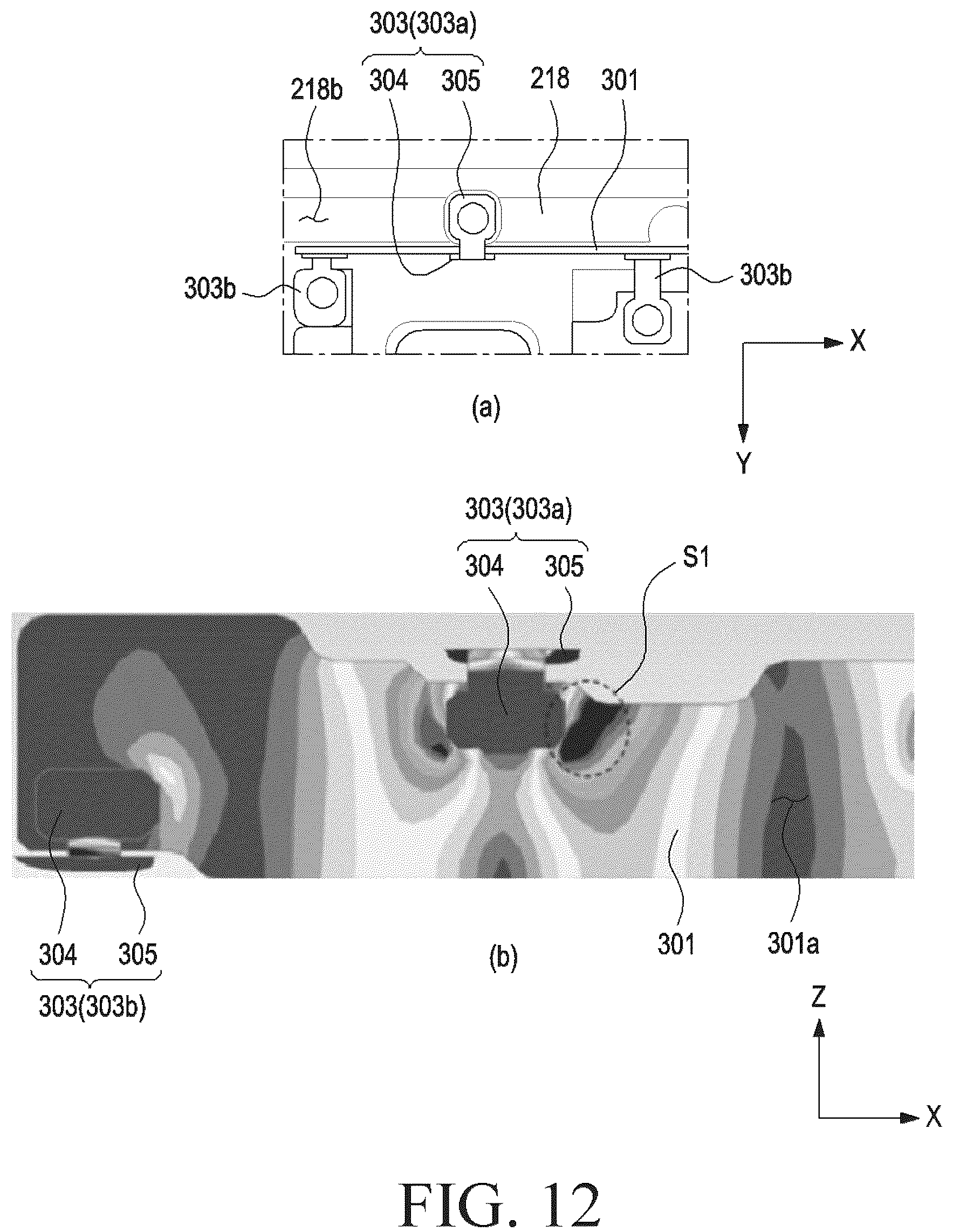 Patent US12155784 Figure 12 – Electronic device including connecting member