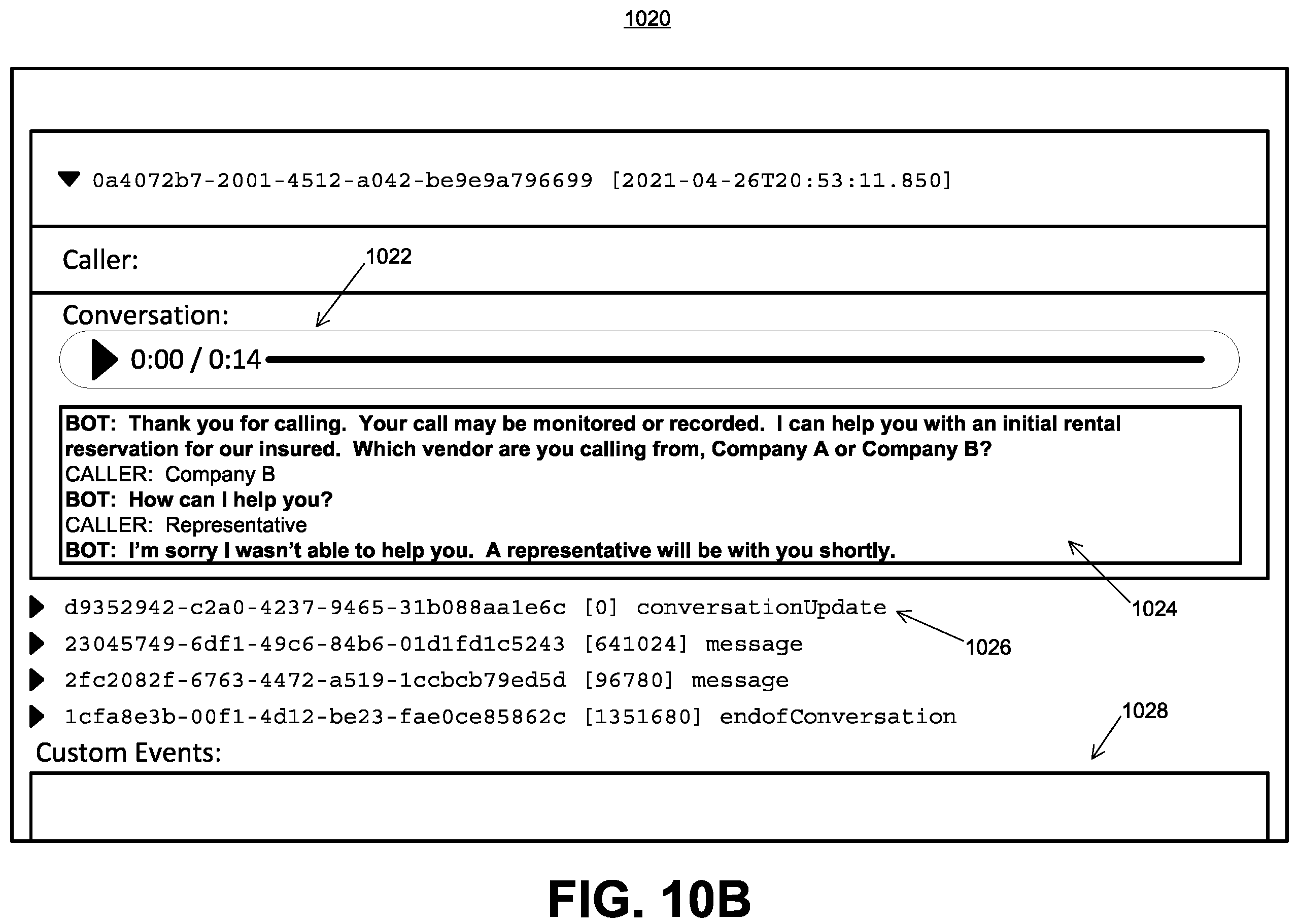 Patent US12155794 Figure 13 – Intelligent voice interface for handling out-of-context dialog