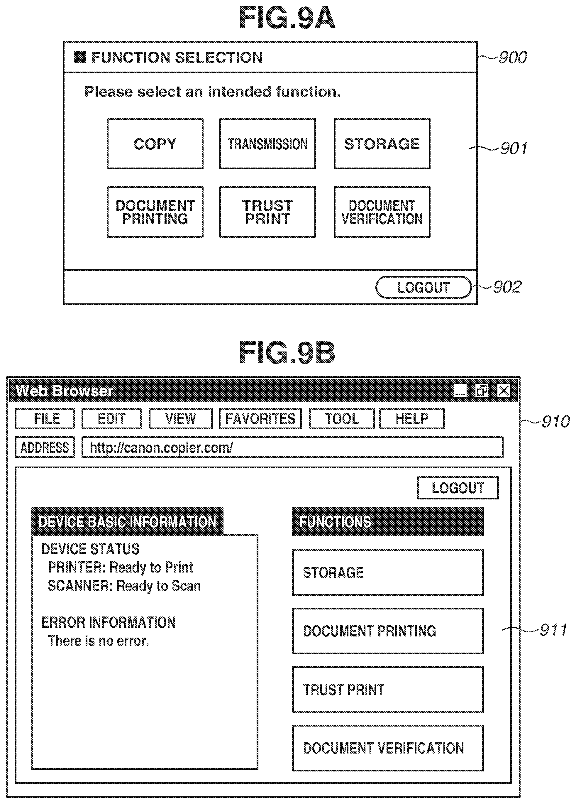 Patent US12155802 Figure 9 – Image forming apparatus, control method, and storage medium