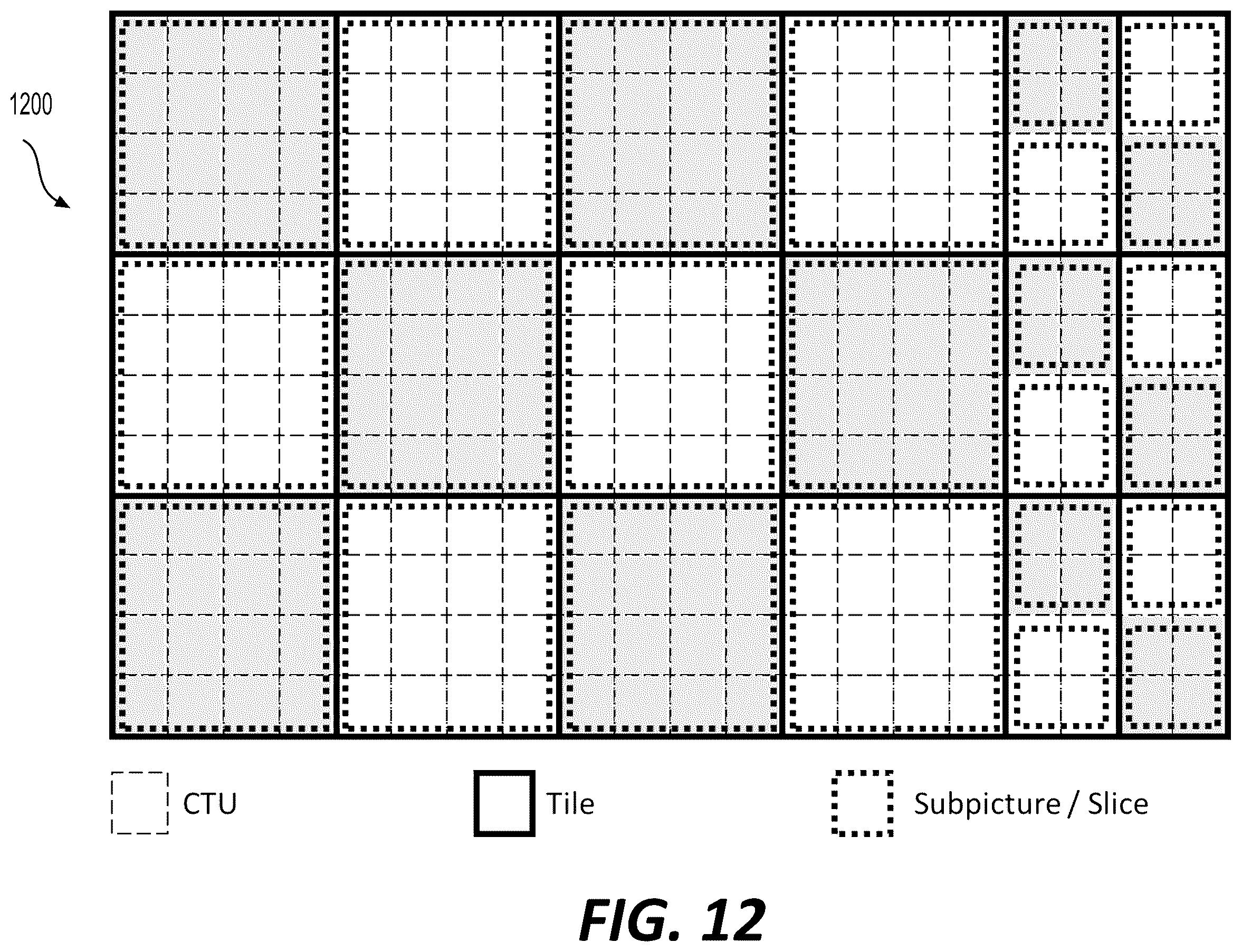 Patent US12155841 Figure 13 – Signaling presence of inter and intra syntax elements for a picture