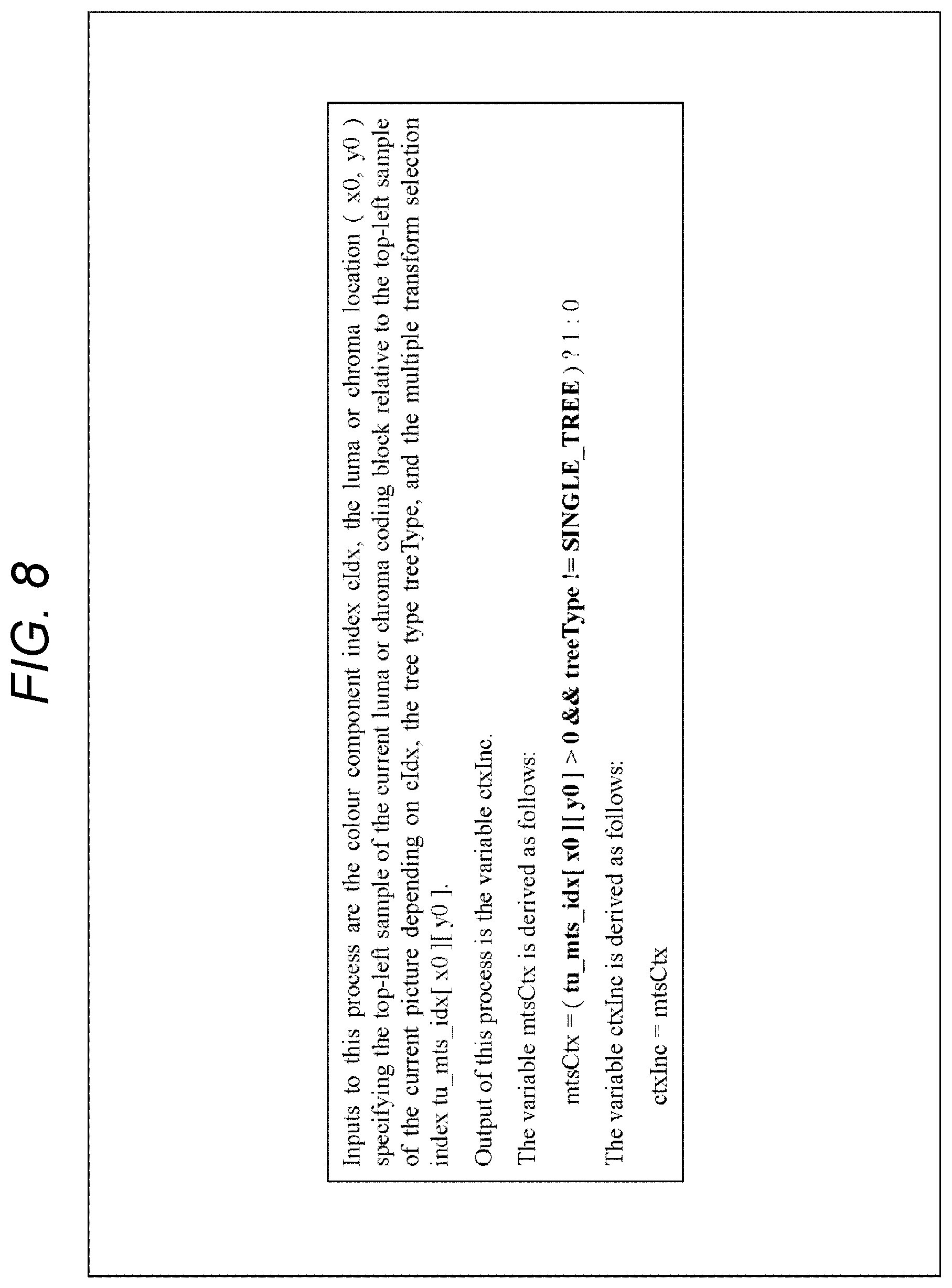 Patent US12155847 Figure 8 – Image processing device and method