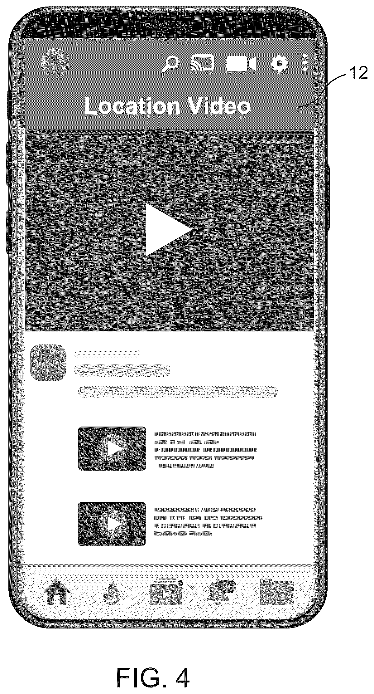 Patent US12155881 Figure 5 – Location based video system with AI integration