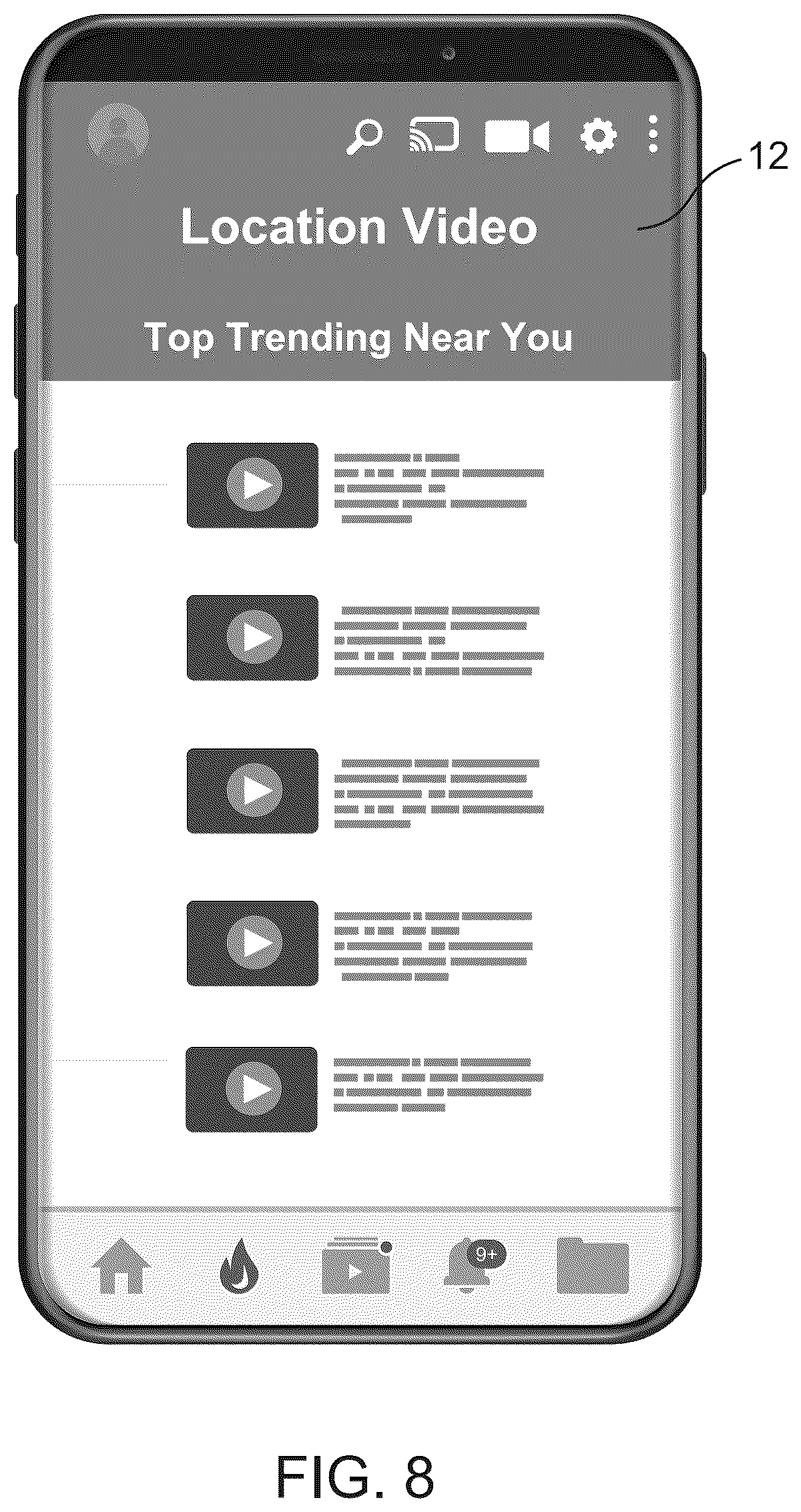 Patent US12155881 Figure 11 – Location based video system with AI integration