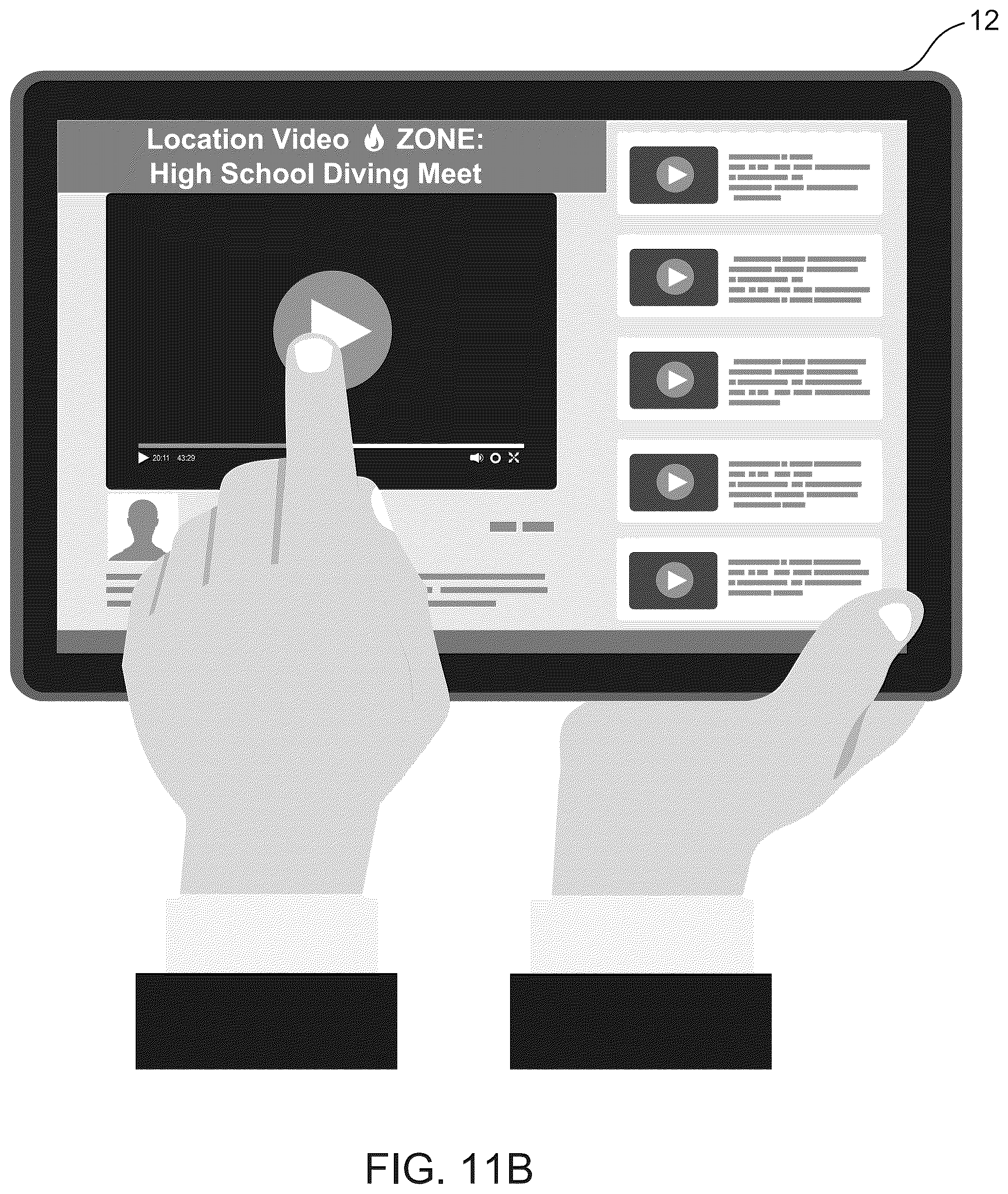 Patent US12155881 Figure 19 – Location based video system with AI integration