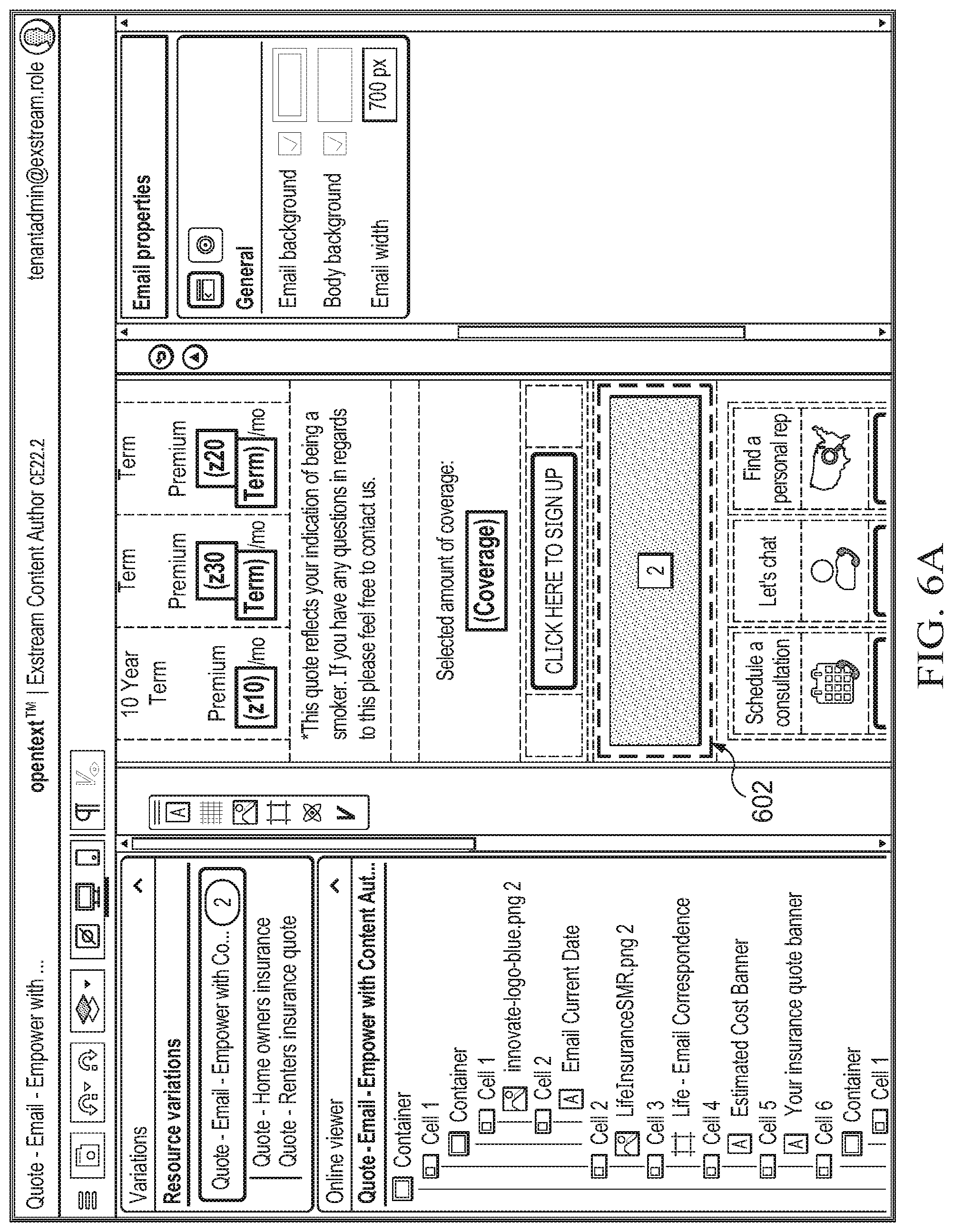 Patent US12155893 Figure 6 – Systems and methods for audience based document generation and communication targeting