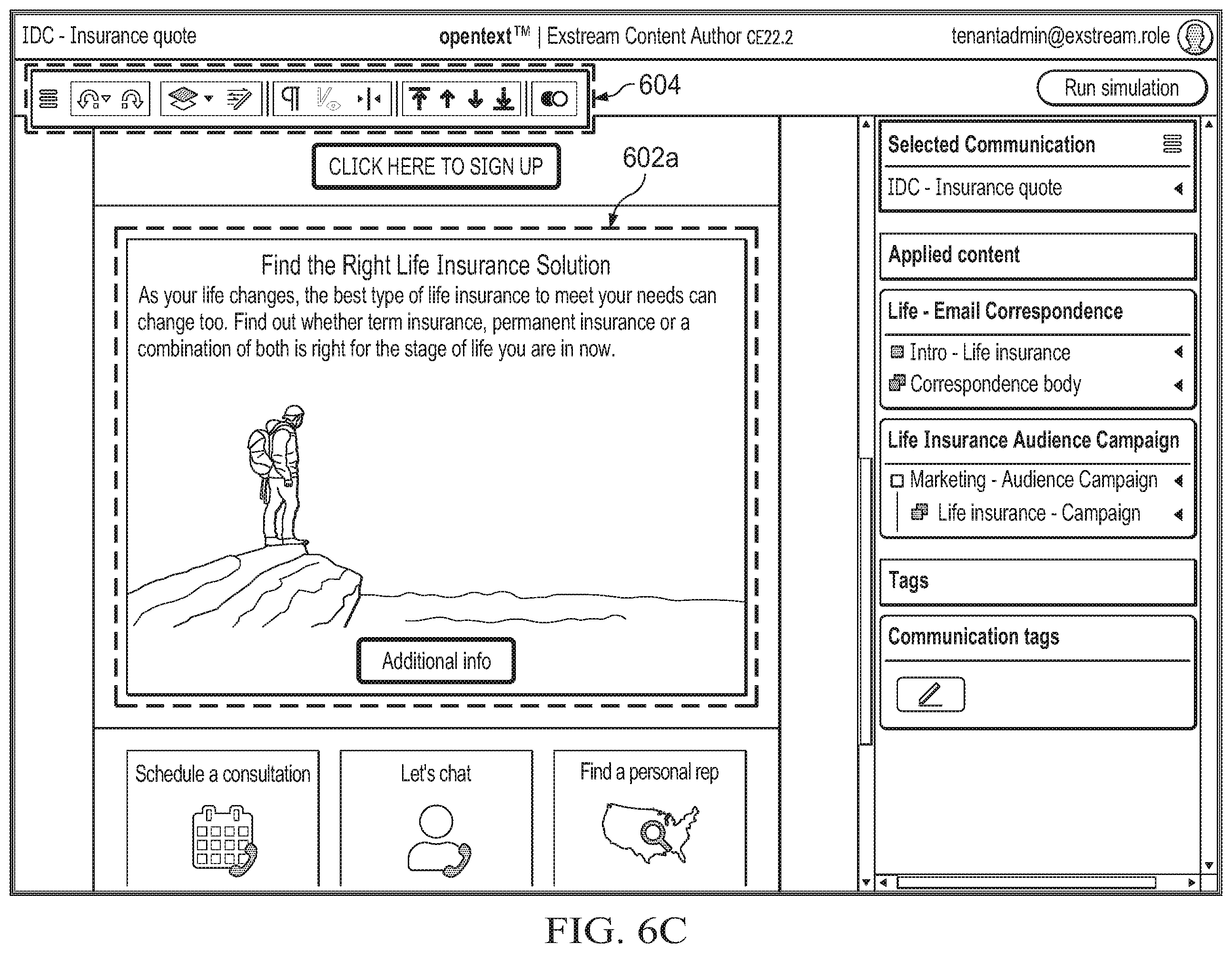 Patent US12155893 Figure 8 – Systems and methods for audience based document generation and communication targeting