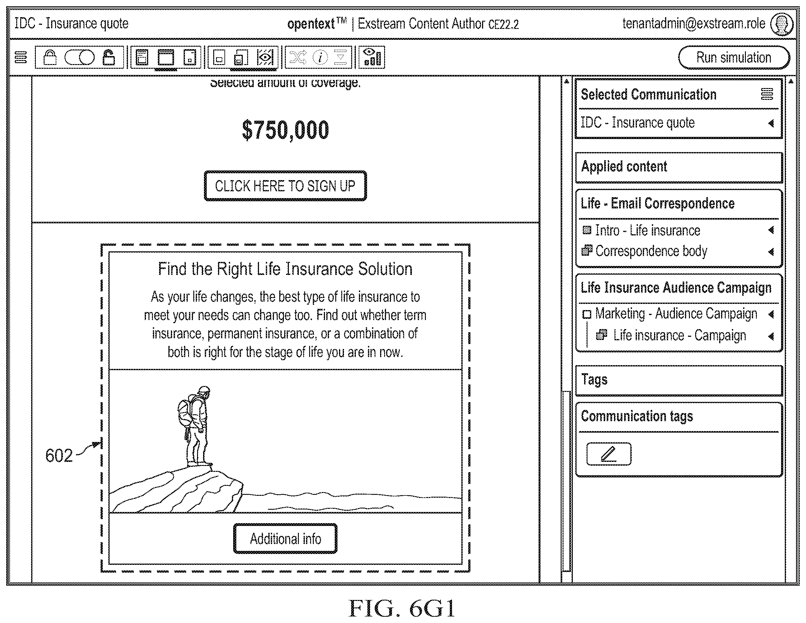 Patent US12155893 Figure 12 – Systems and methods for audience based document generation and communication targeting