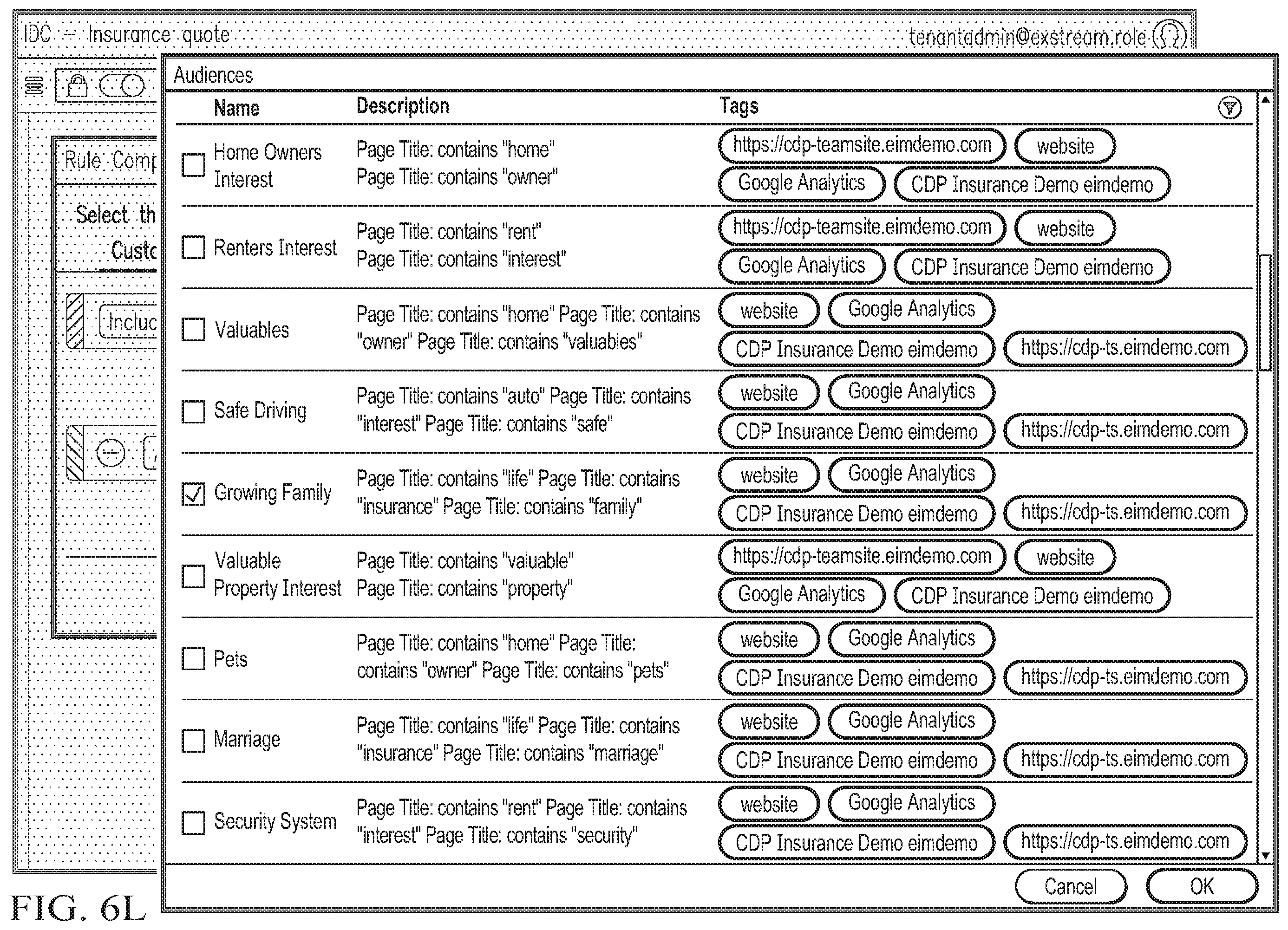 Patent US12155893 Figure 18 – Systems and methods for audience based document generation and communication targeting
