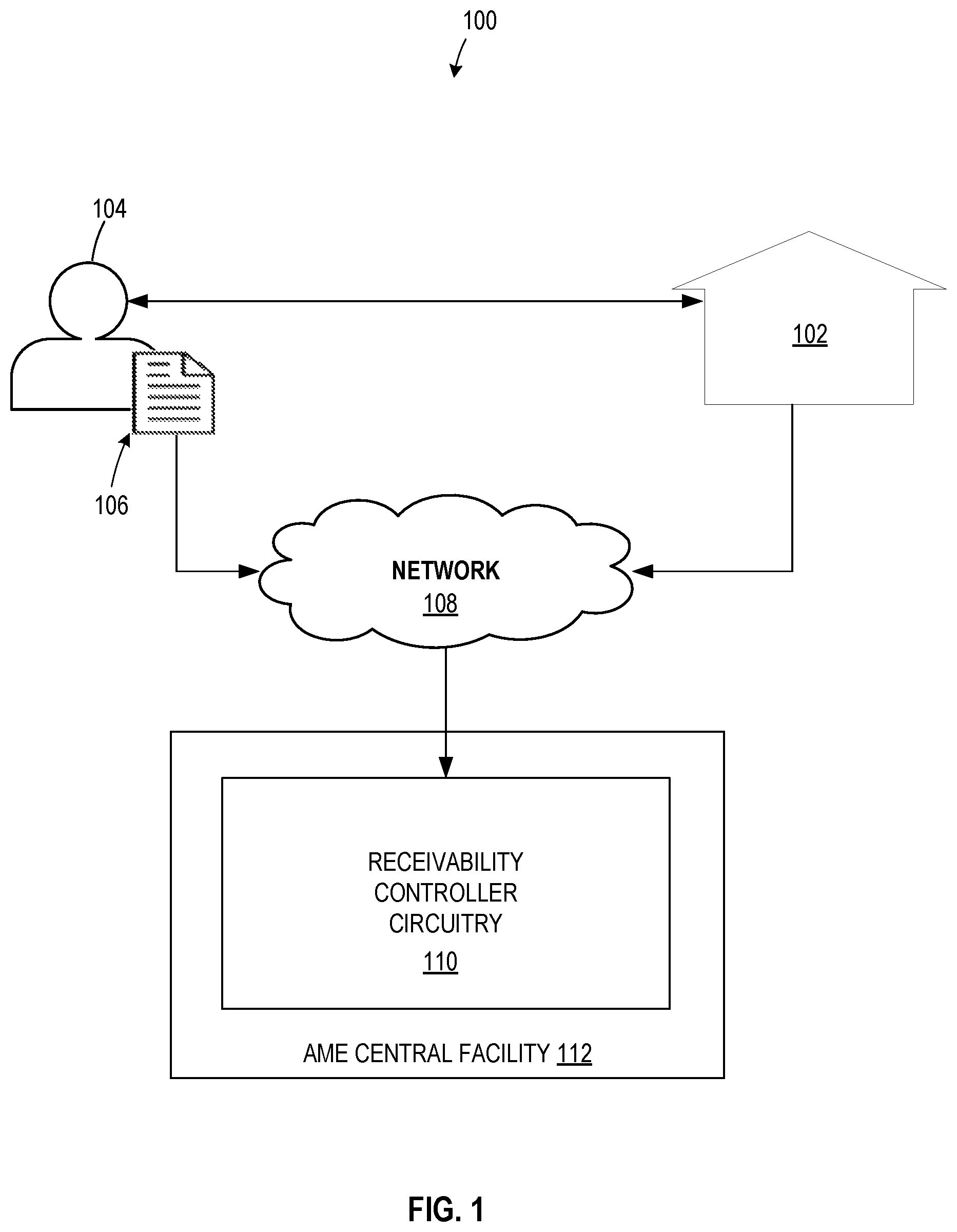 Patent US12155896 Figure 1 – Methods and apparatus to automate receivability updates for media crediting