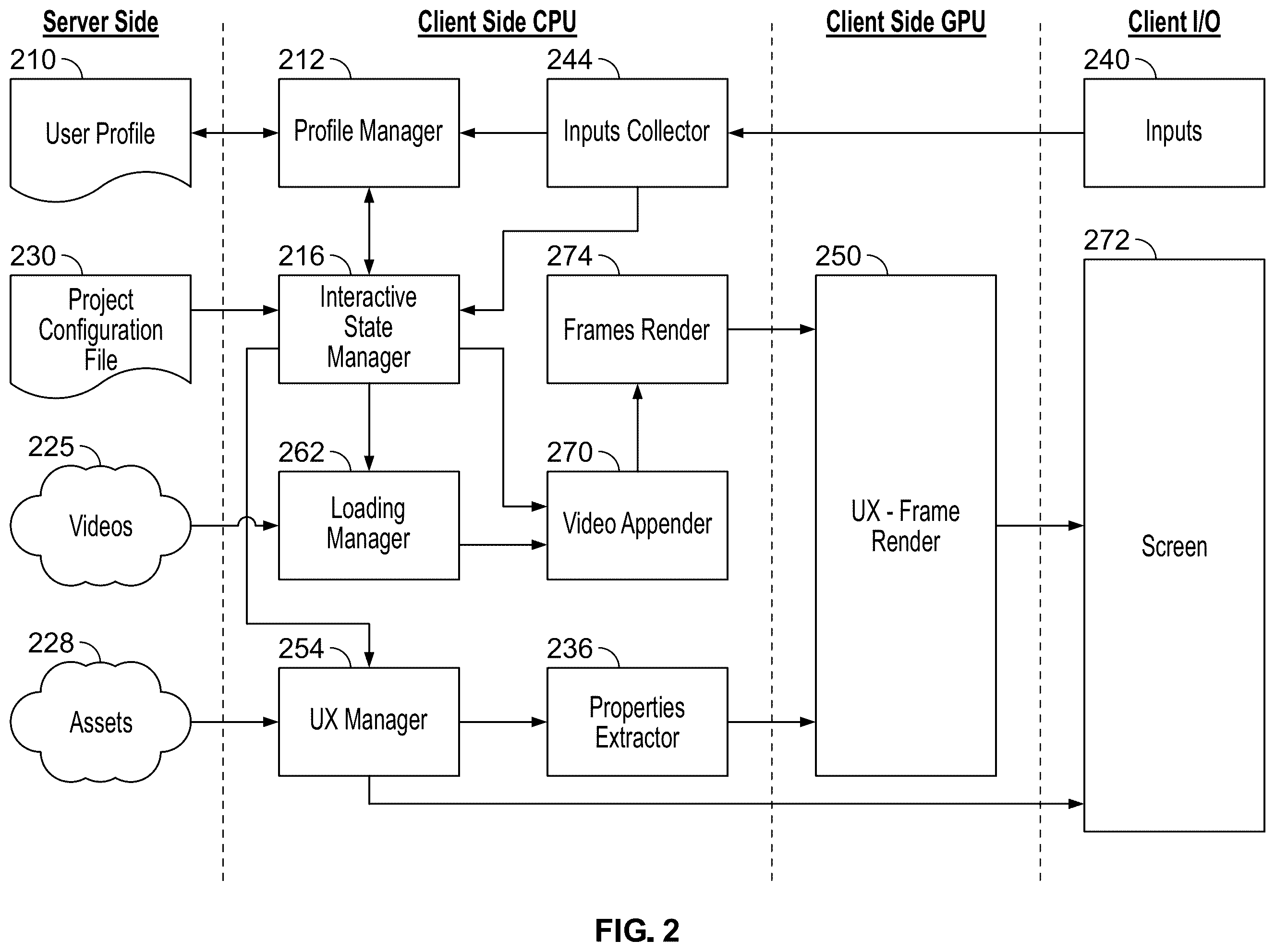 Patent US12155897 Figure 2 – Shader-based dynamic video manipulation