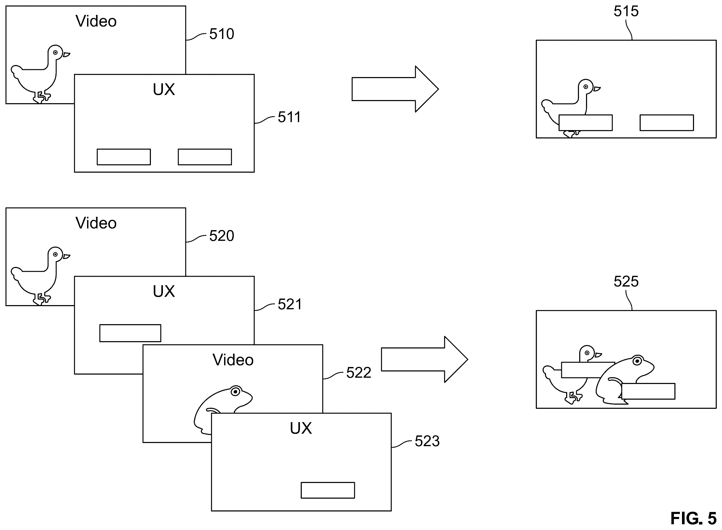 Patent US12155897 Figure 5 – Shader-based dynamic video manipulation