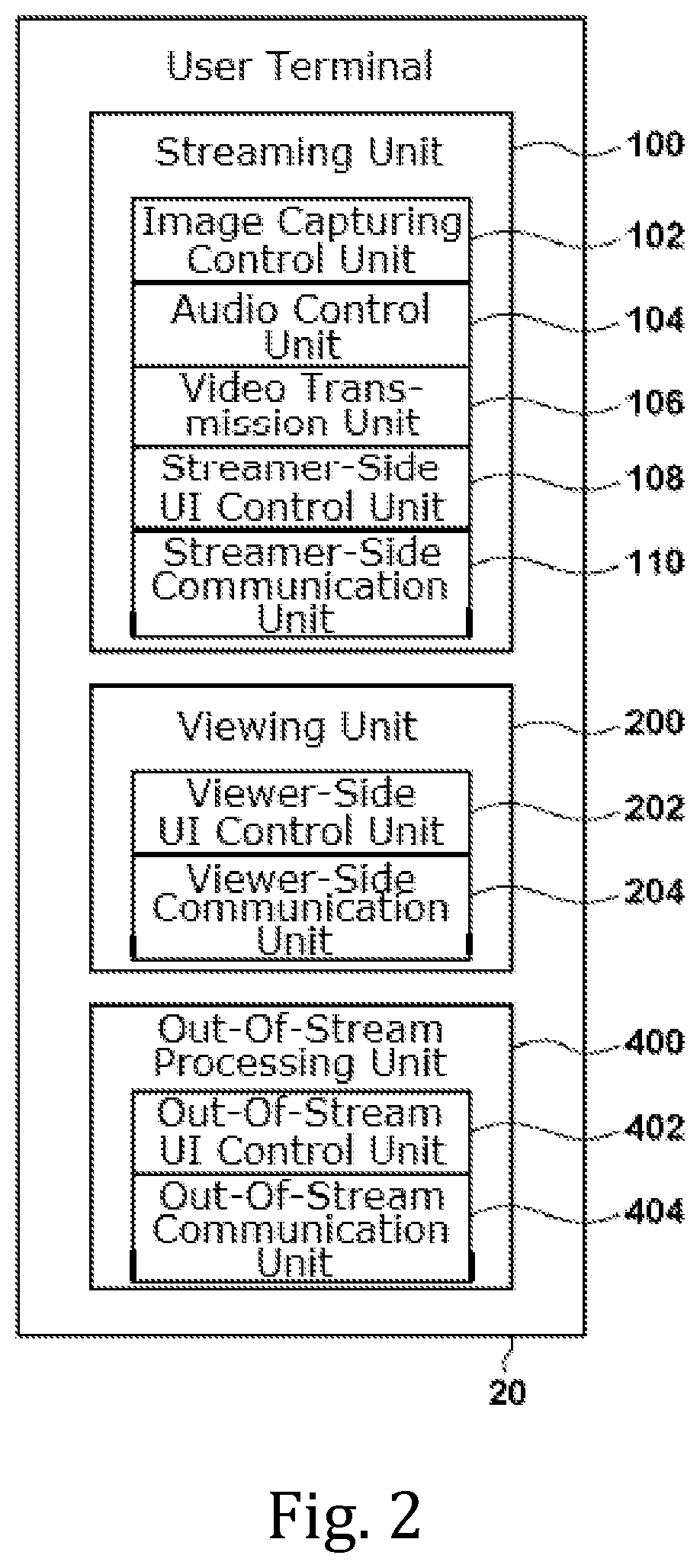 Patent US12155902 Figure 2 – Terminal and server