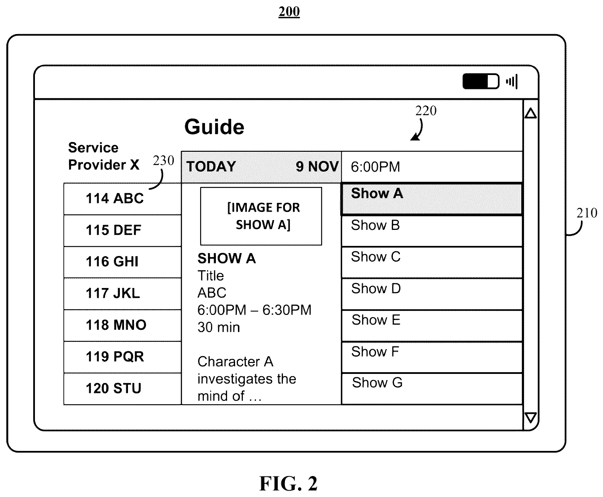 Patent US12155903 Figure 2 – Methods, systems, and media for determining channel information