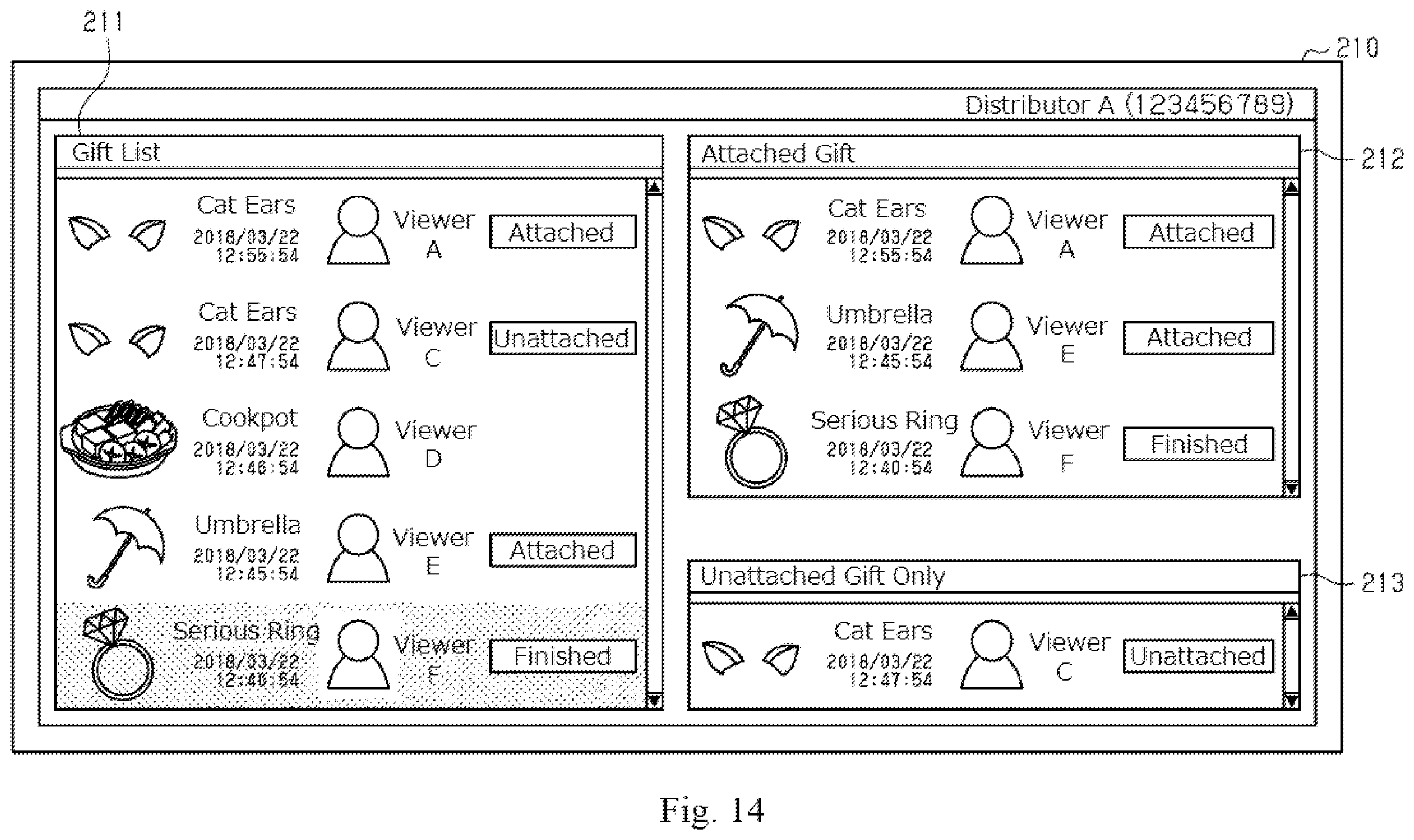 Patent US12155912 Figure 11 – System, method, and program for distributing video