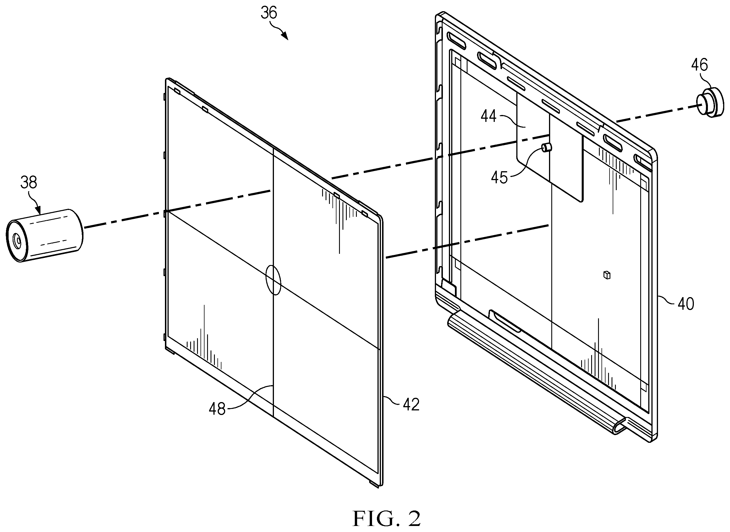 Patent US12155940 Figure 2 – Information handling system peripheral camera with magnetic coupling and display illumination adjustment