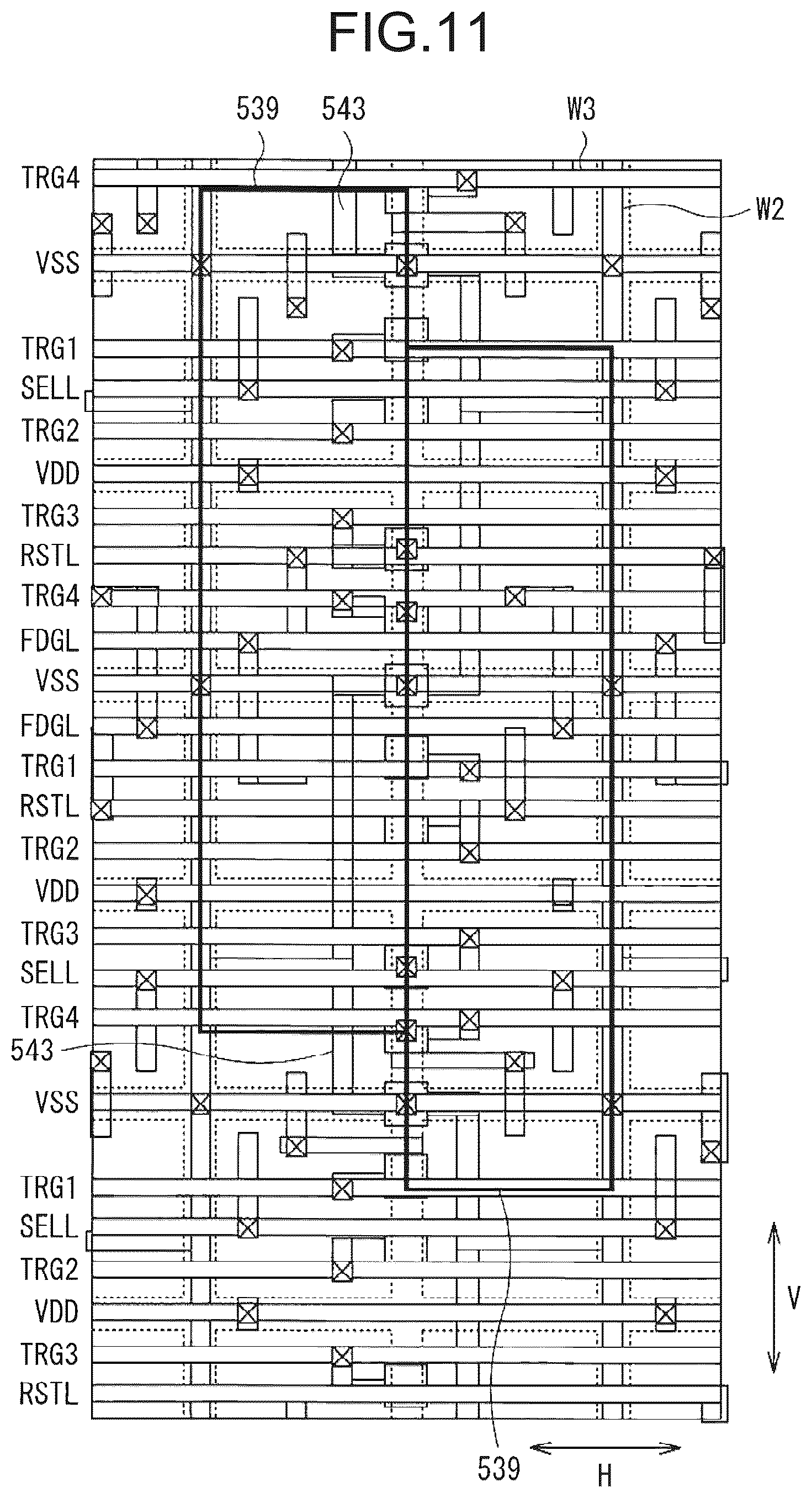 Patent US12155947 Figure 12 – Imaging device with capacitance switching