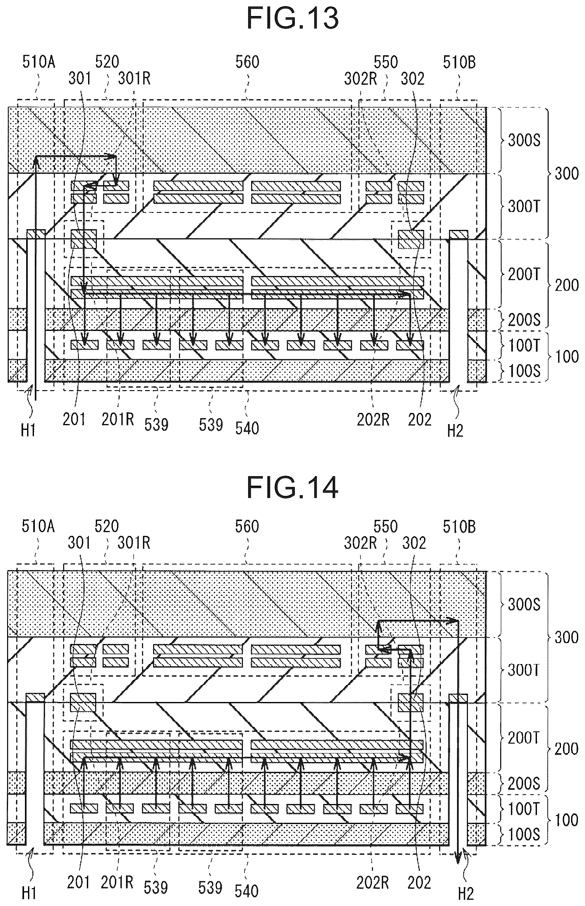 Patent US12155947 Figure 14 – Imaging device with capacitance switching