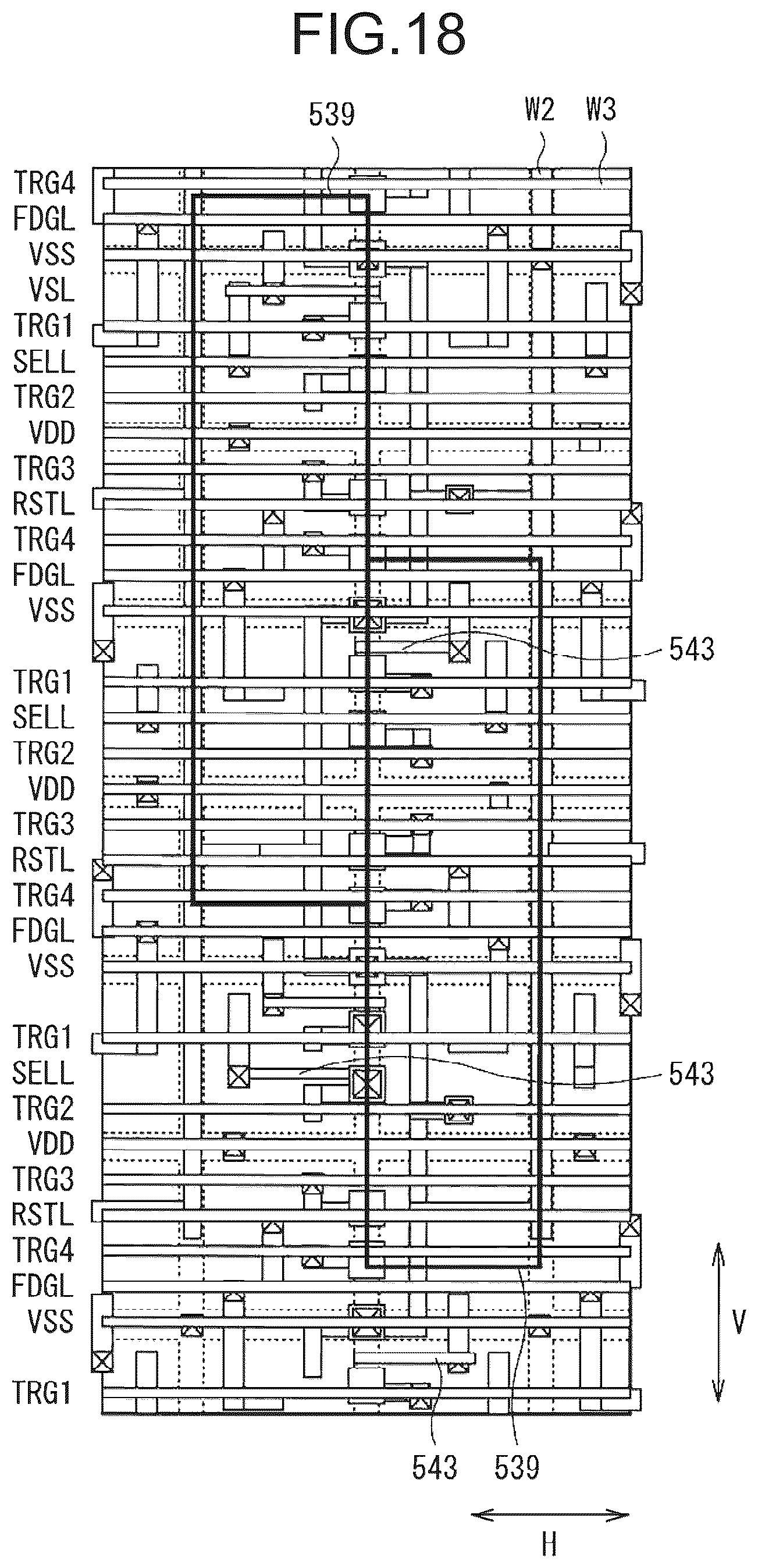 Patent US12155947 Figure 18 – Imaging device with capacitance switching