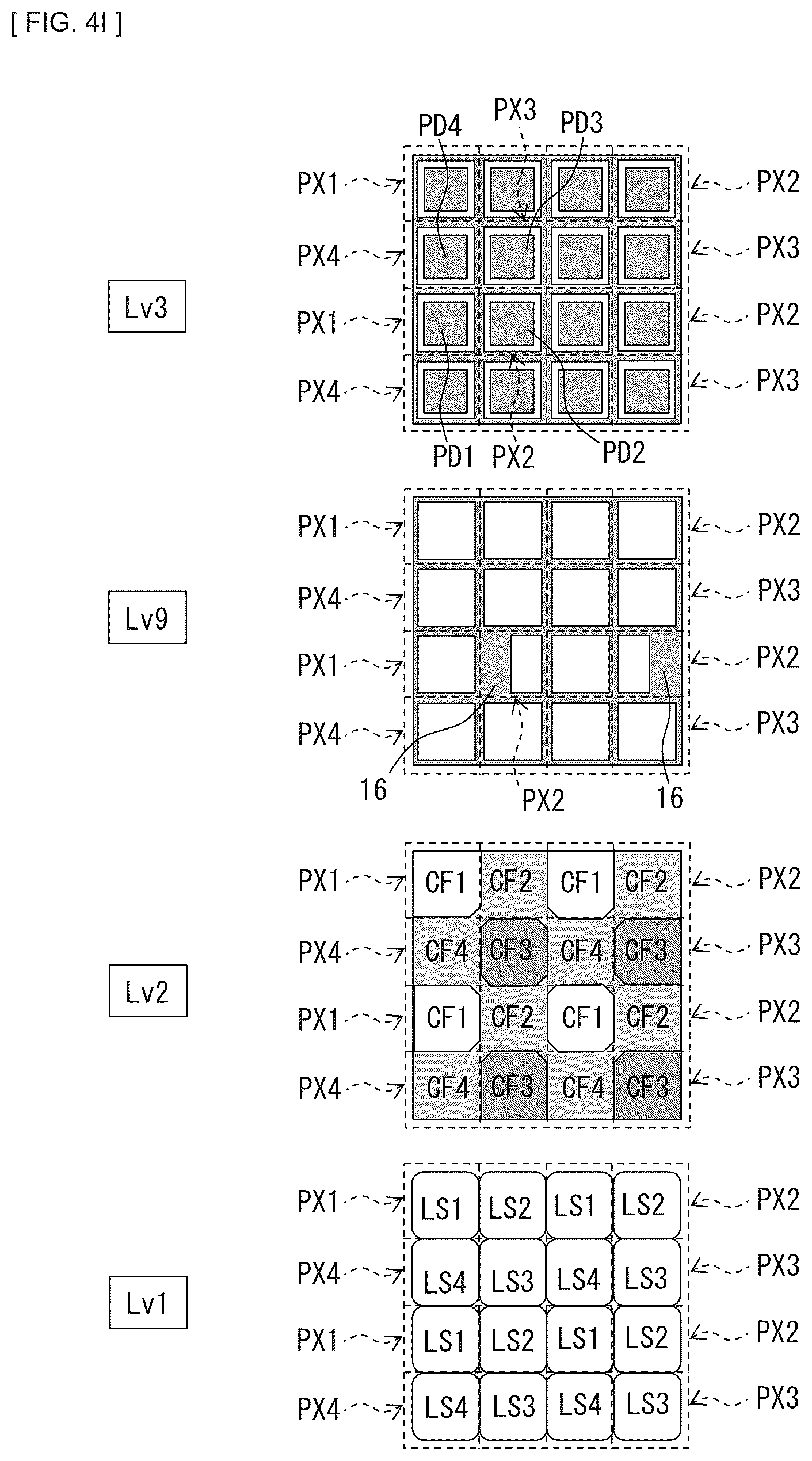 Patent US12155950 Figure 9 – Imaging device that allows miniaturization and electronic apparatus