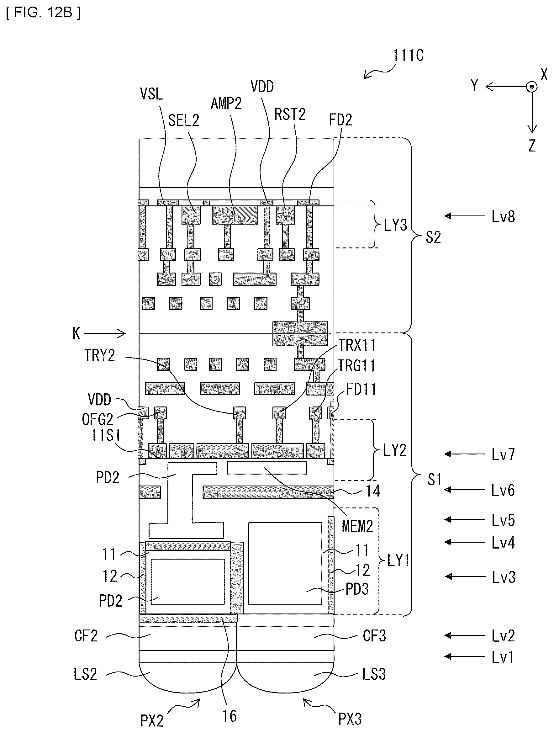 Patent US12155950 Figure 20 – Imaging device that allows miniaturization and electronic apparatus
