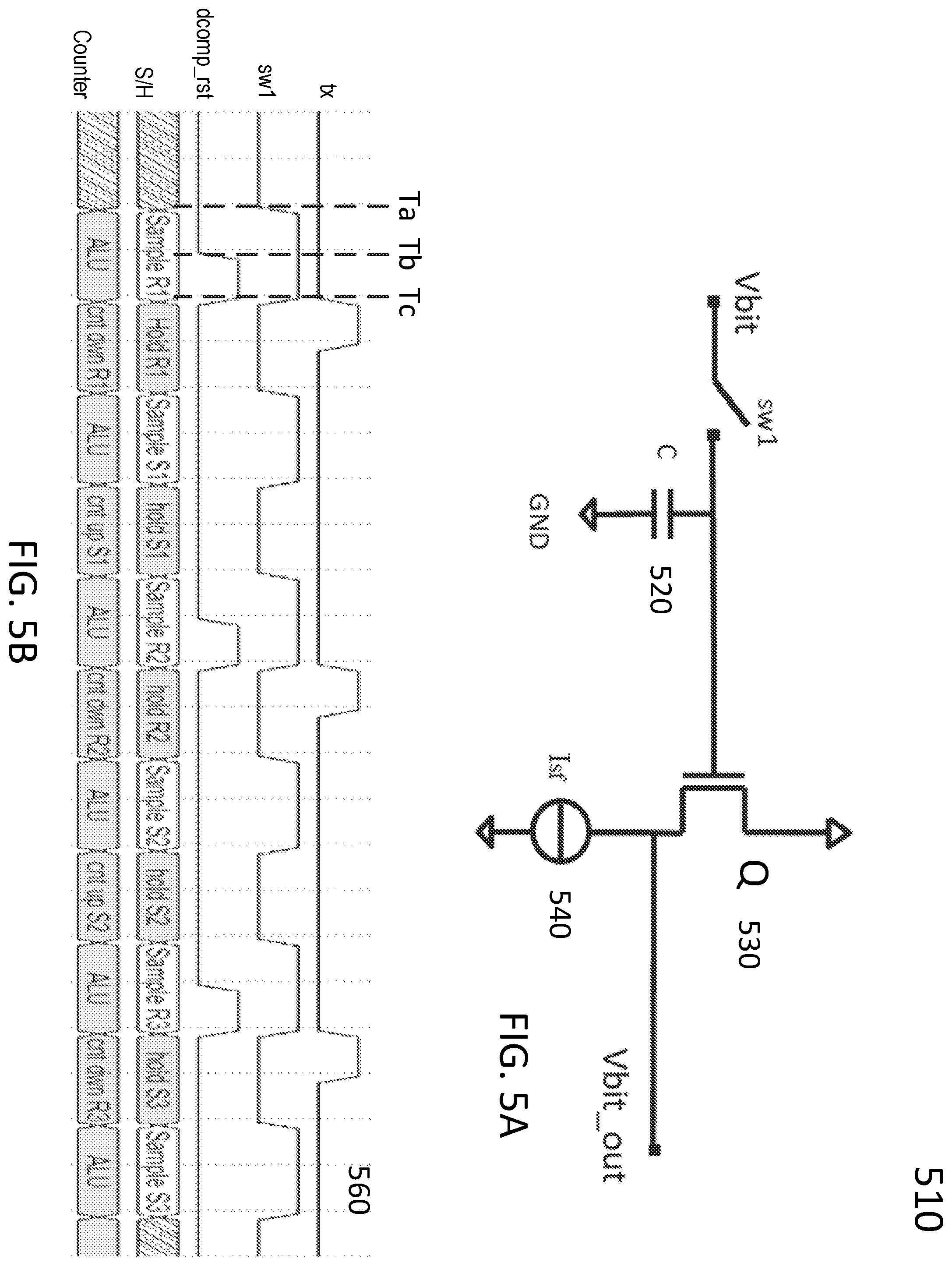 Patent US12155952 Figure 5 – Sample and hold readout system and method for ramp analog to digital conversion