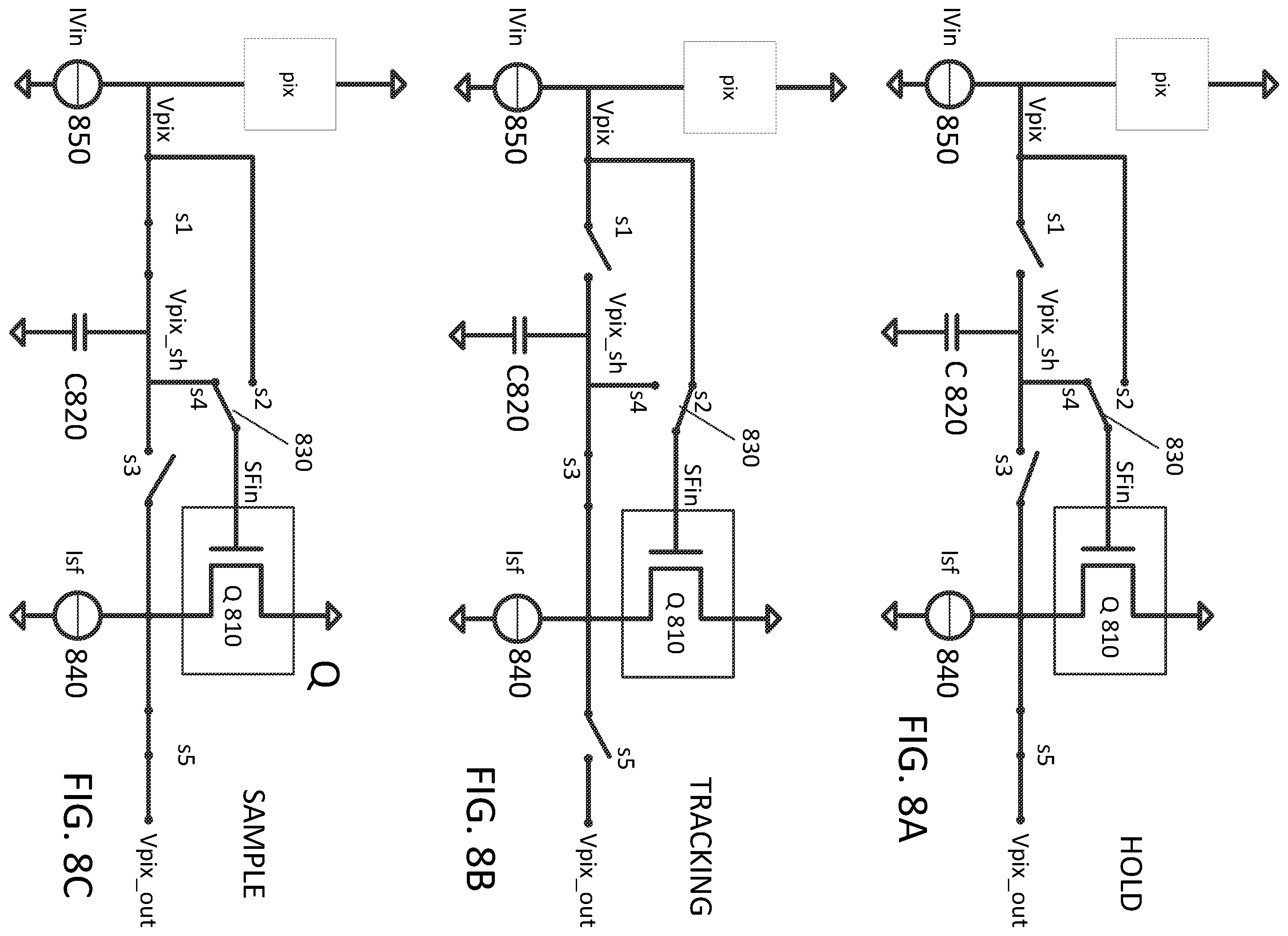 Patent US12155952 Figure 8 – Sample and hold readout system and method for ramp analog to digital conversion