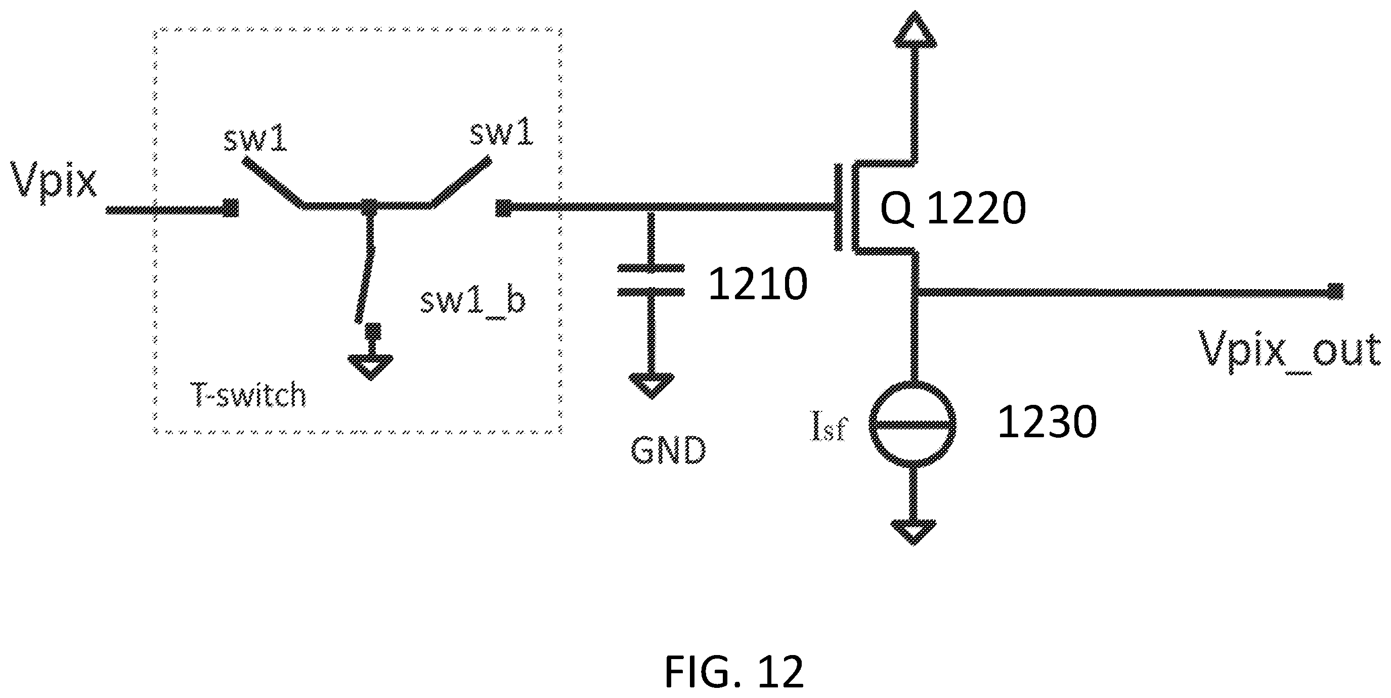 Patent US12155952 Figure 12 – Sample and hold readout system and method for ramp analog to digital conversion