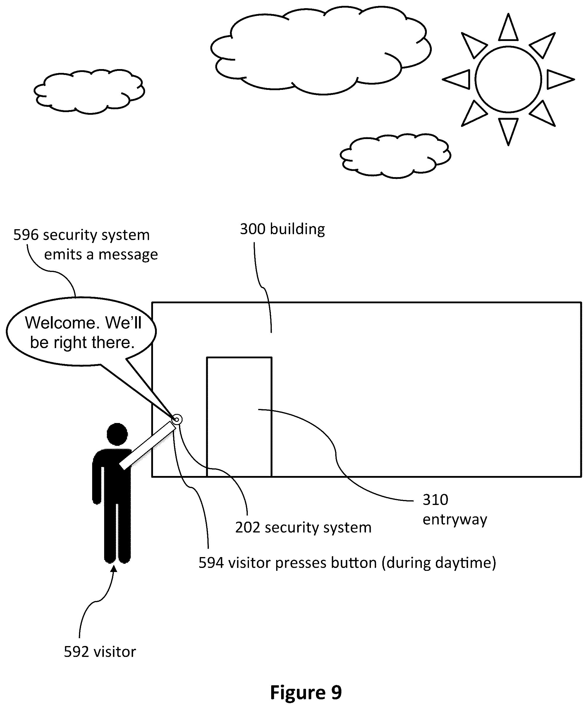 Patent US12155974 Figure 9 – Doorbell communication systems and methods