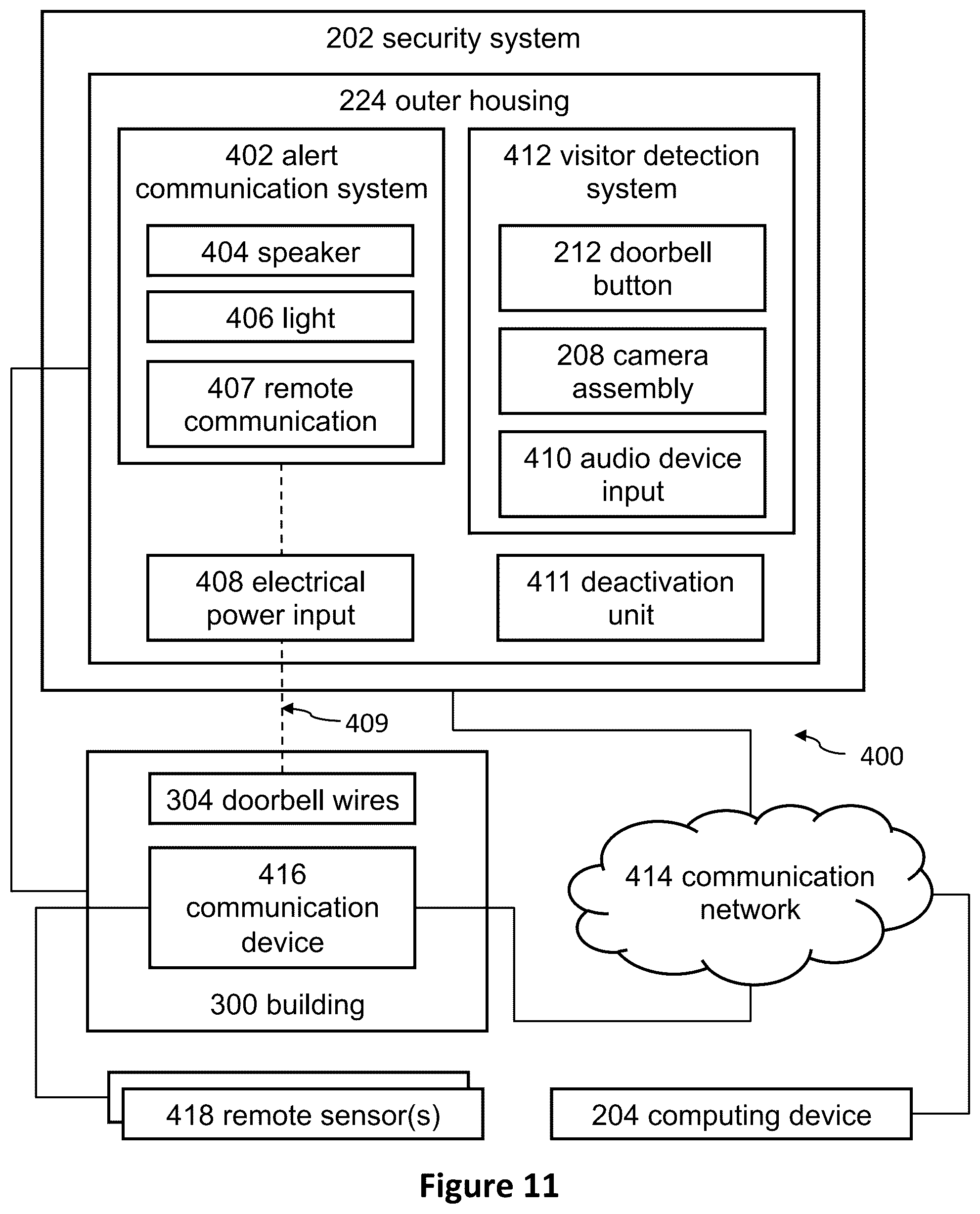 Patent US12155974 Figure 11 – Doorbell communication systems and methods