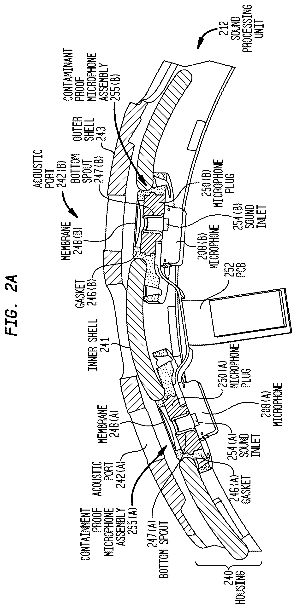 Patent US12155983 Figure 3 – Contaminant-proof microphone assembly
