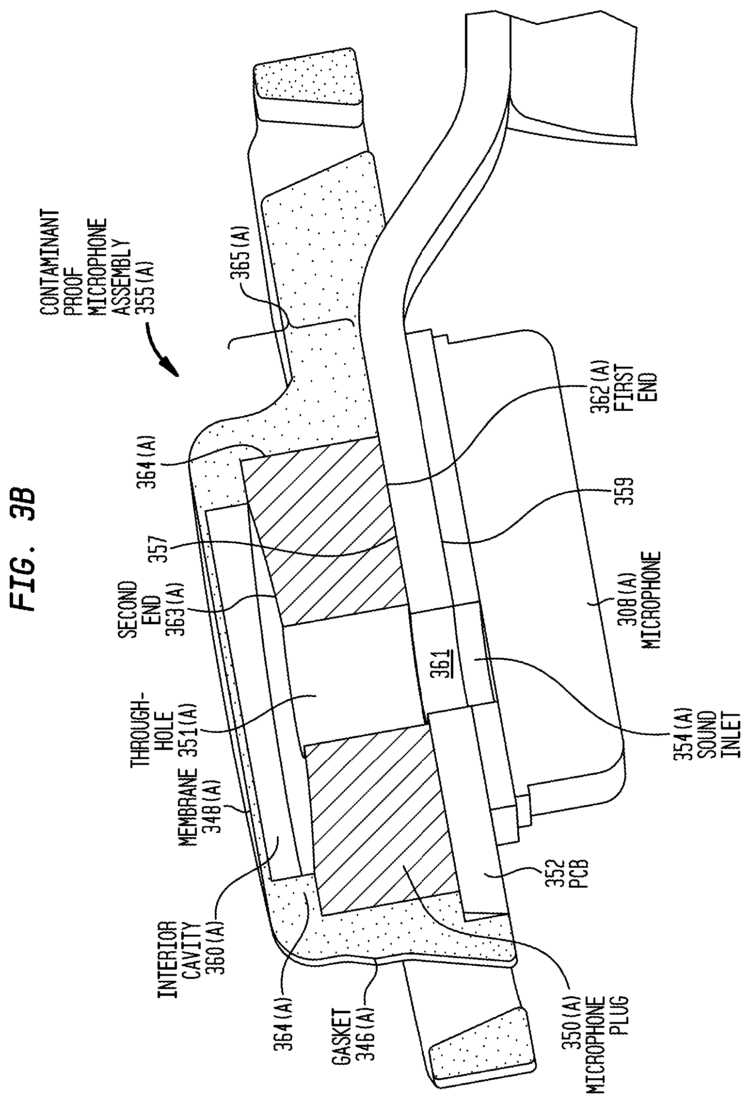 Patent US12155983 Figure 6 – Contaminant-proof microphone assembly